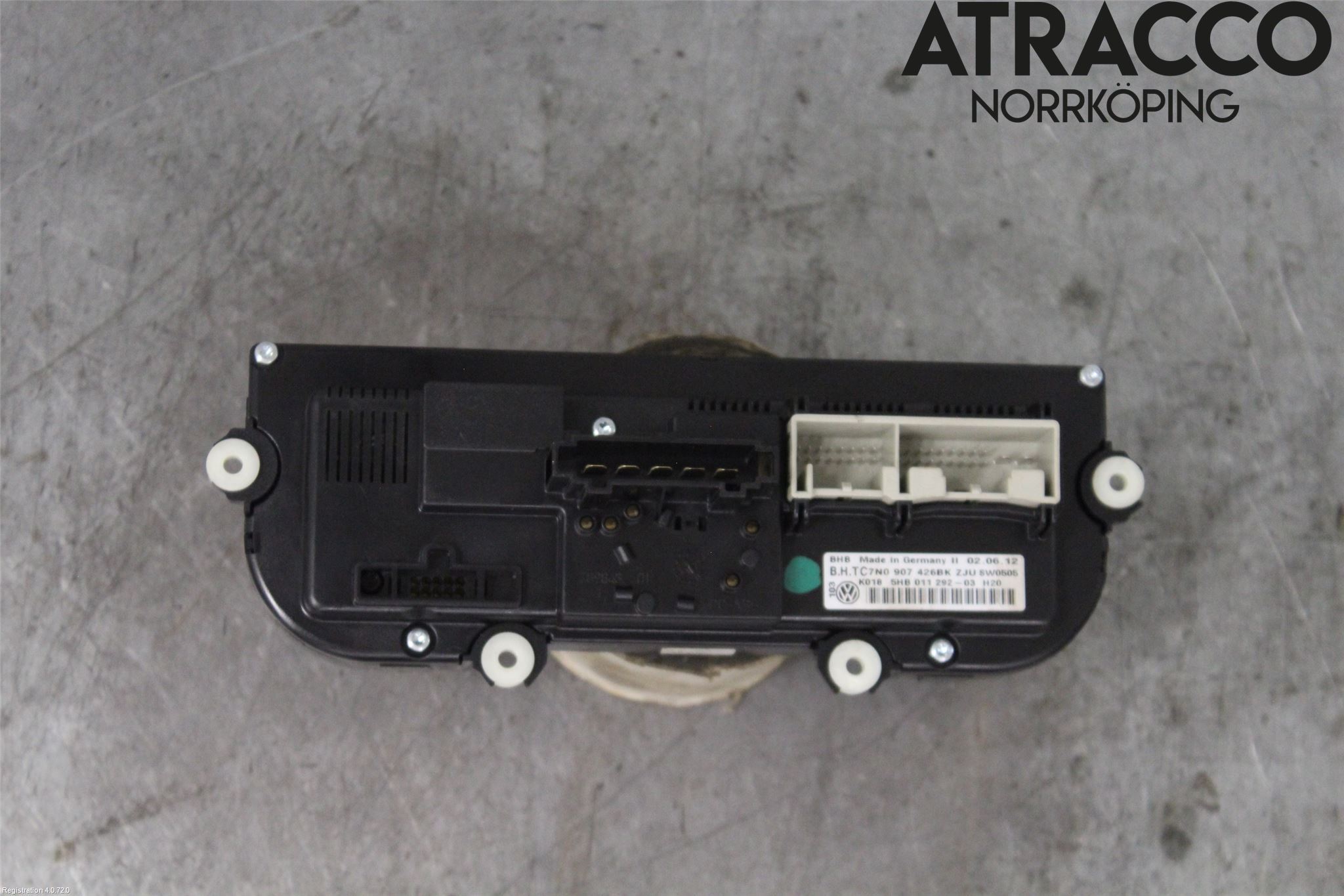 Volkswagen VW GOLF VI 09-13 Varmeapparat Panel(Regulering)