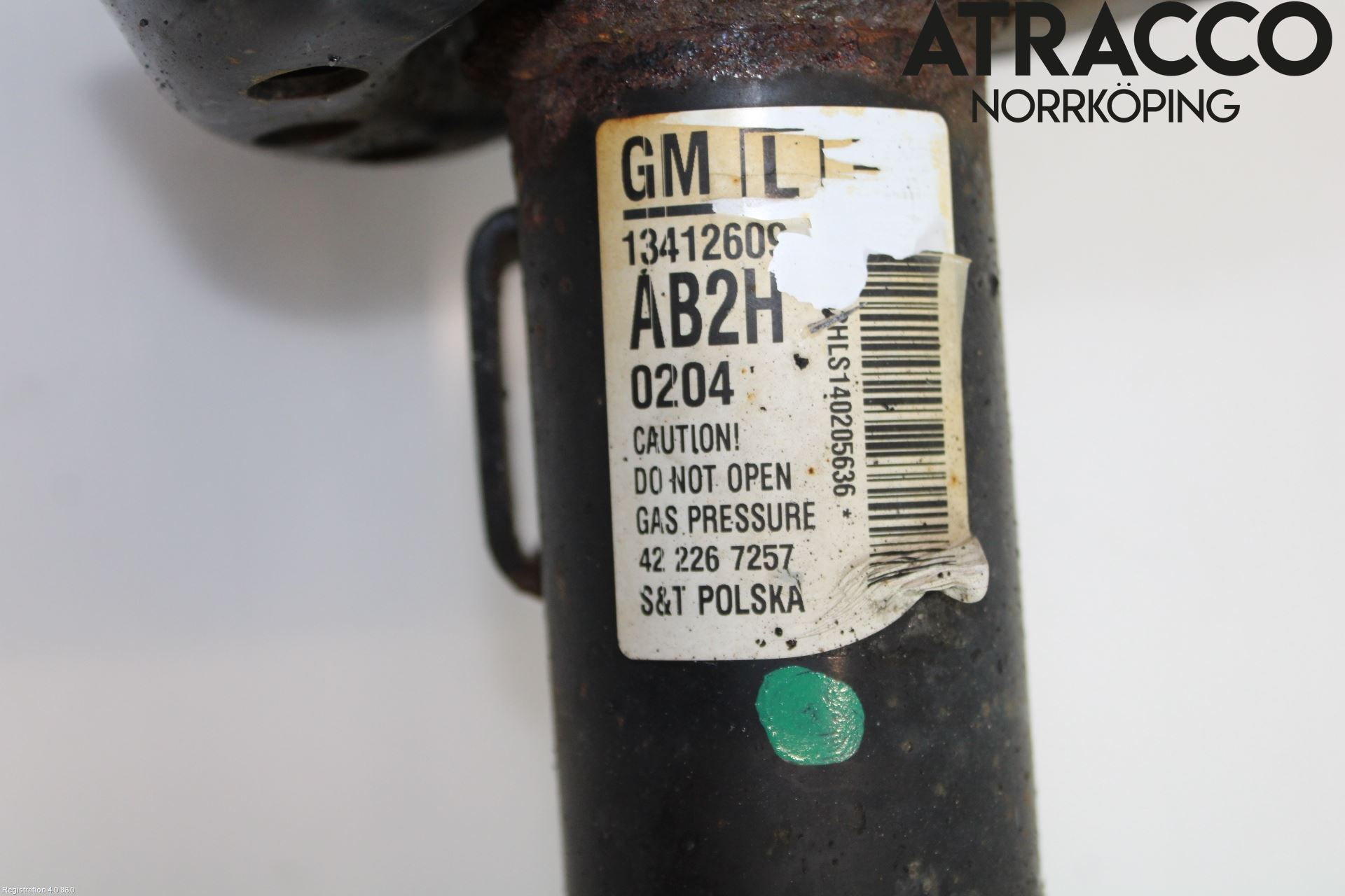 Opel ASTRA J 10-15 Fjærbein Foran Venstre