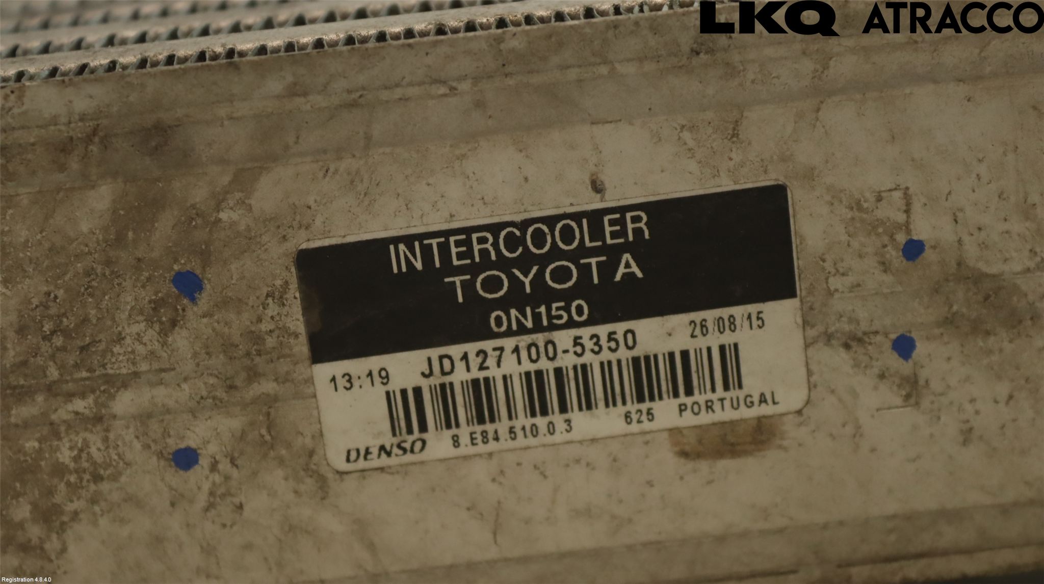 Toyota AURIS 10-12 Intercooler Radiator