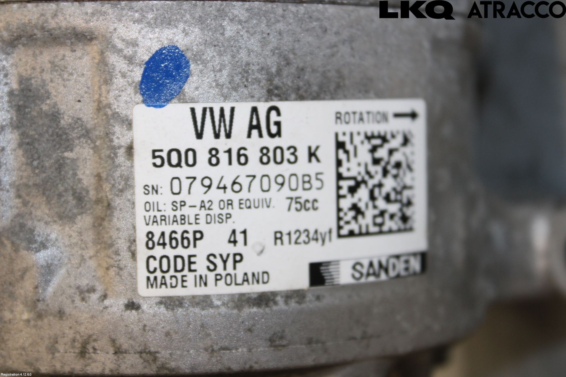 Skoda KODIAQ 17-24 Varme Ac Kompressor