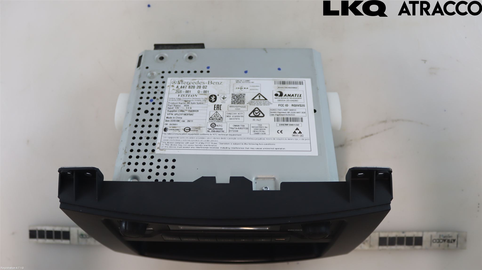 Mercedes-Benz MB VITO/V-KLASS (W640,W447,W448) 14- Stereo Radio Med Cd