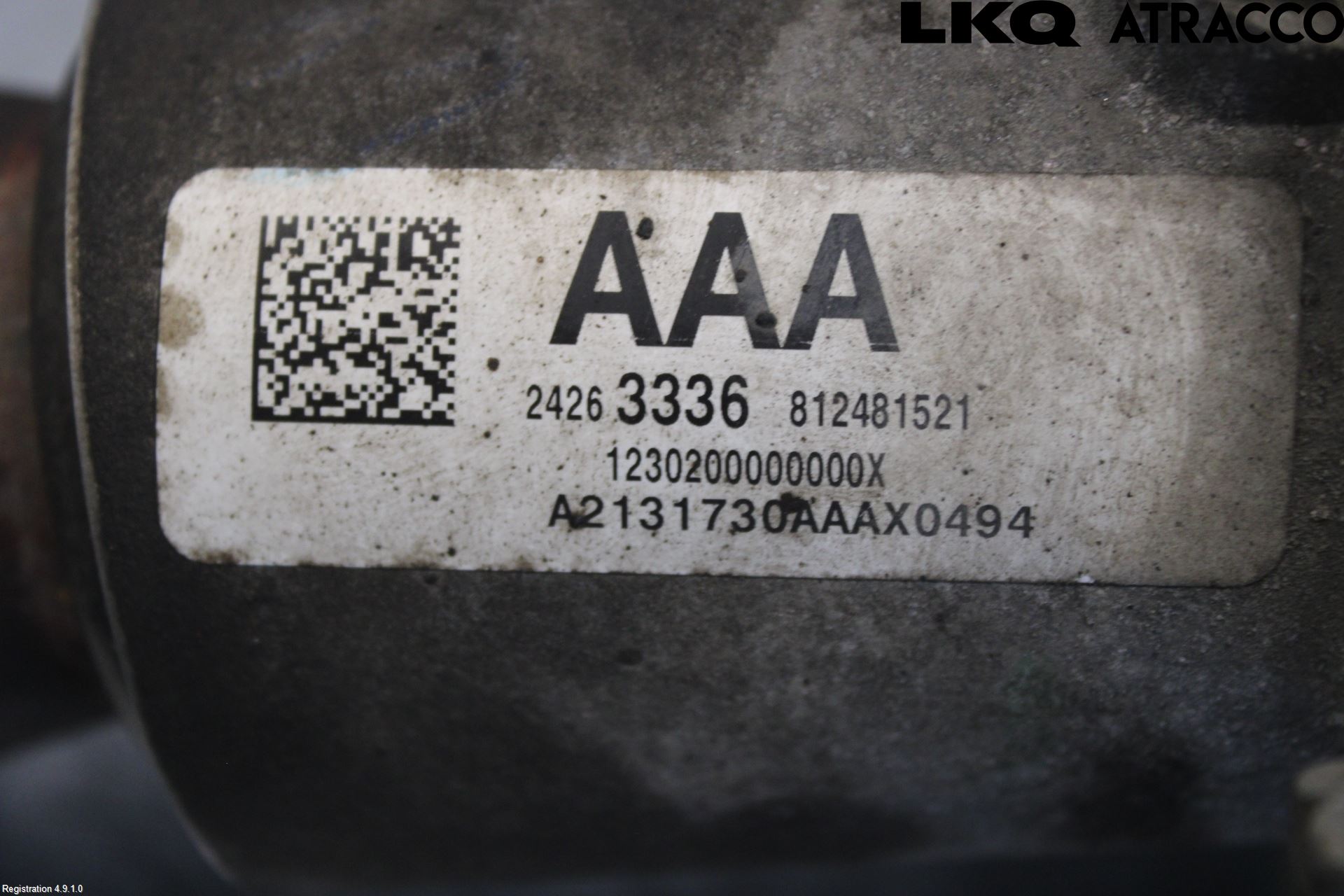 Chevrolet TRAX Gearkasse Fordelingskasse