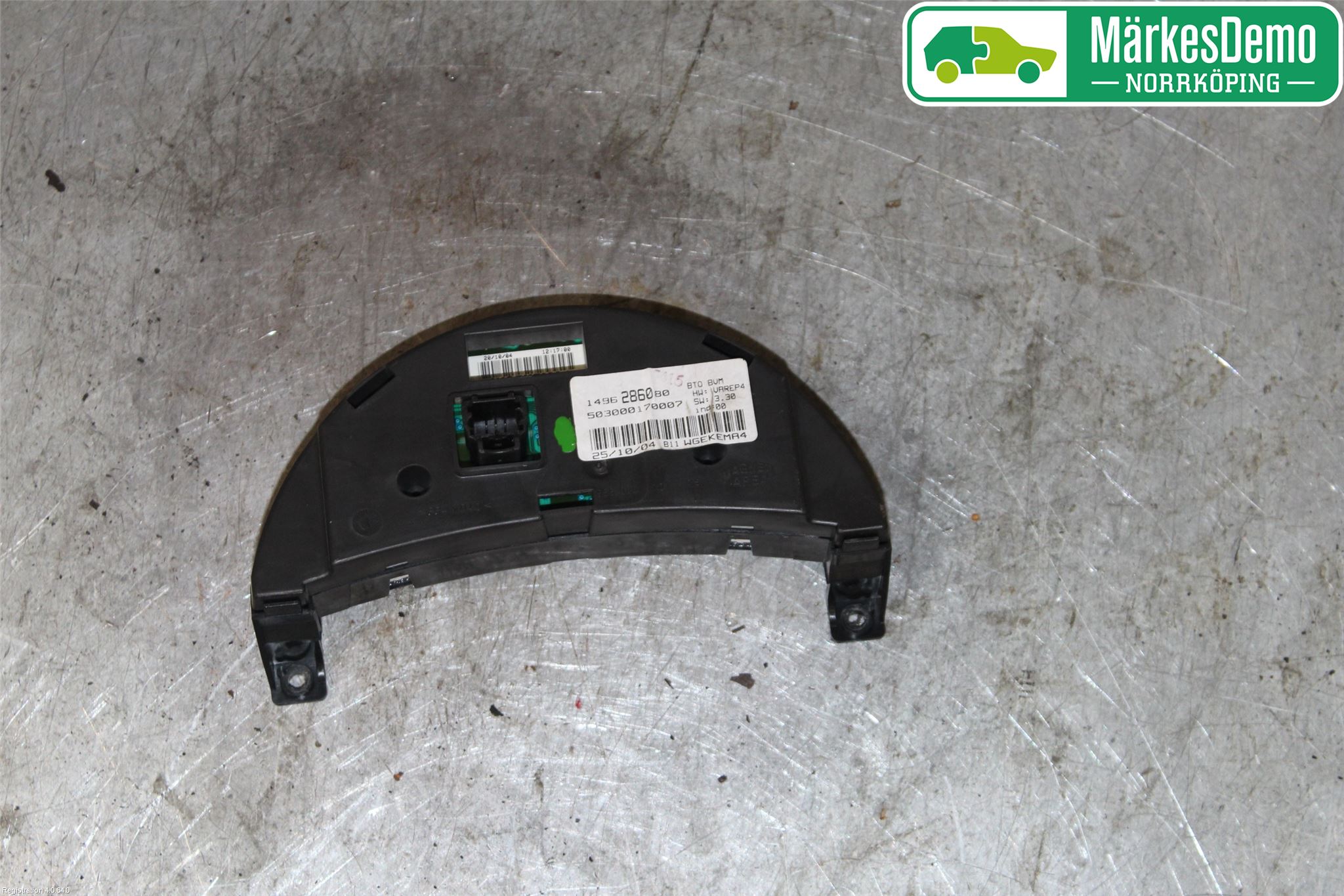 Citroen C8 Instr Varselys - Display