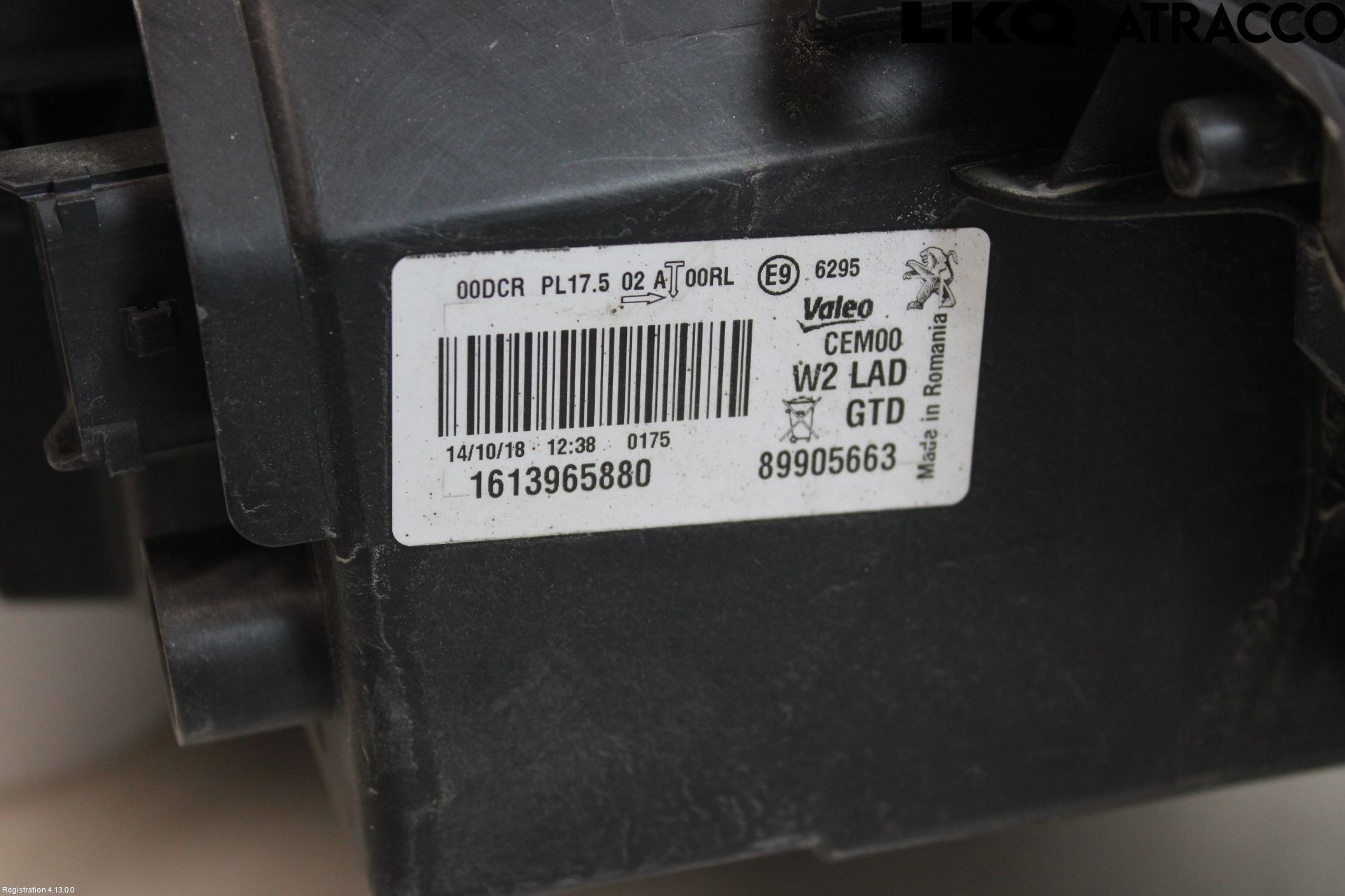 Peugeot 508 11-18 Frontlykt Venstre