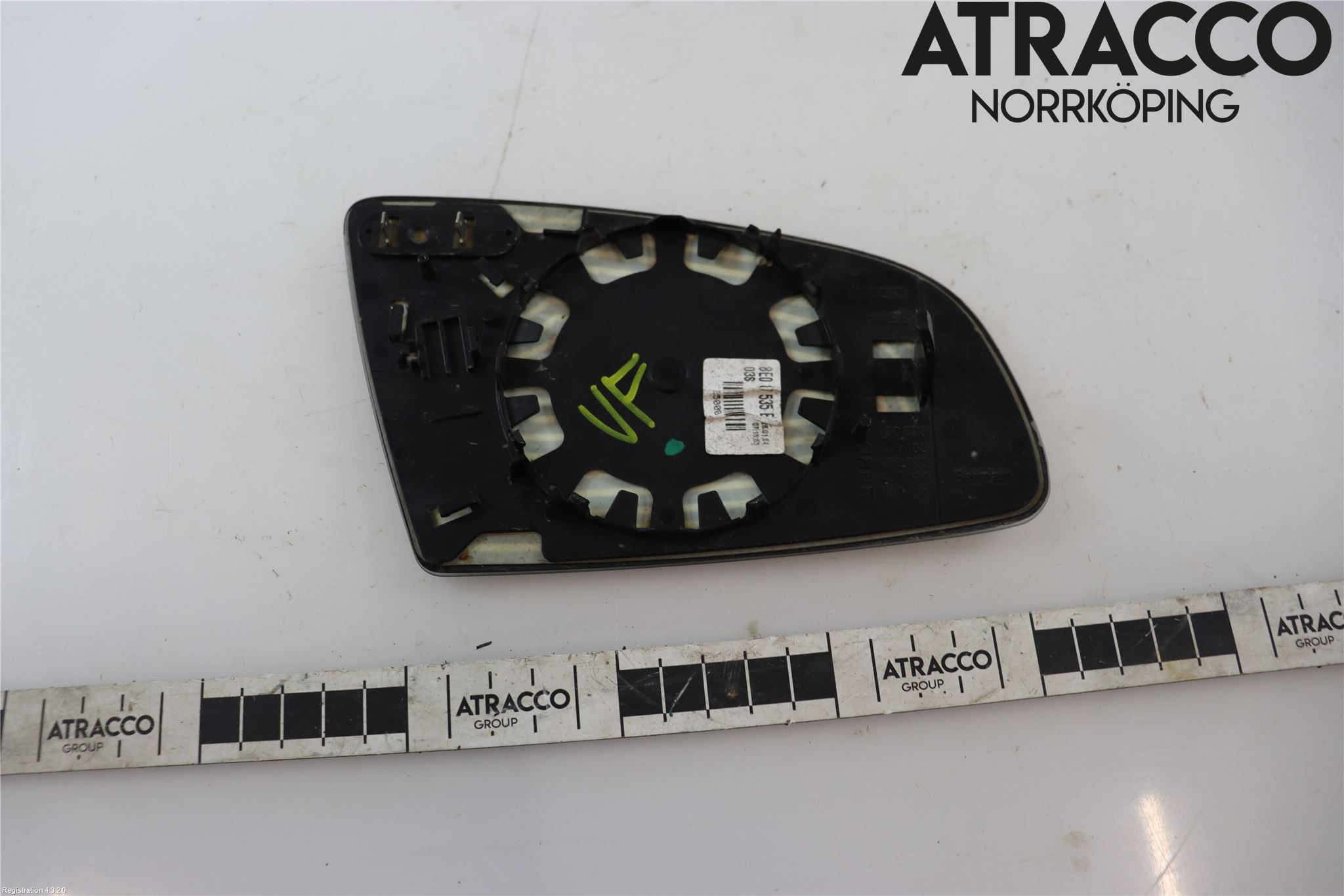 Audi A3/S3     04-05 Speil Glass V