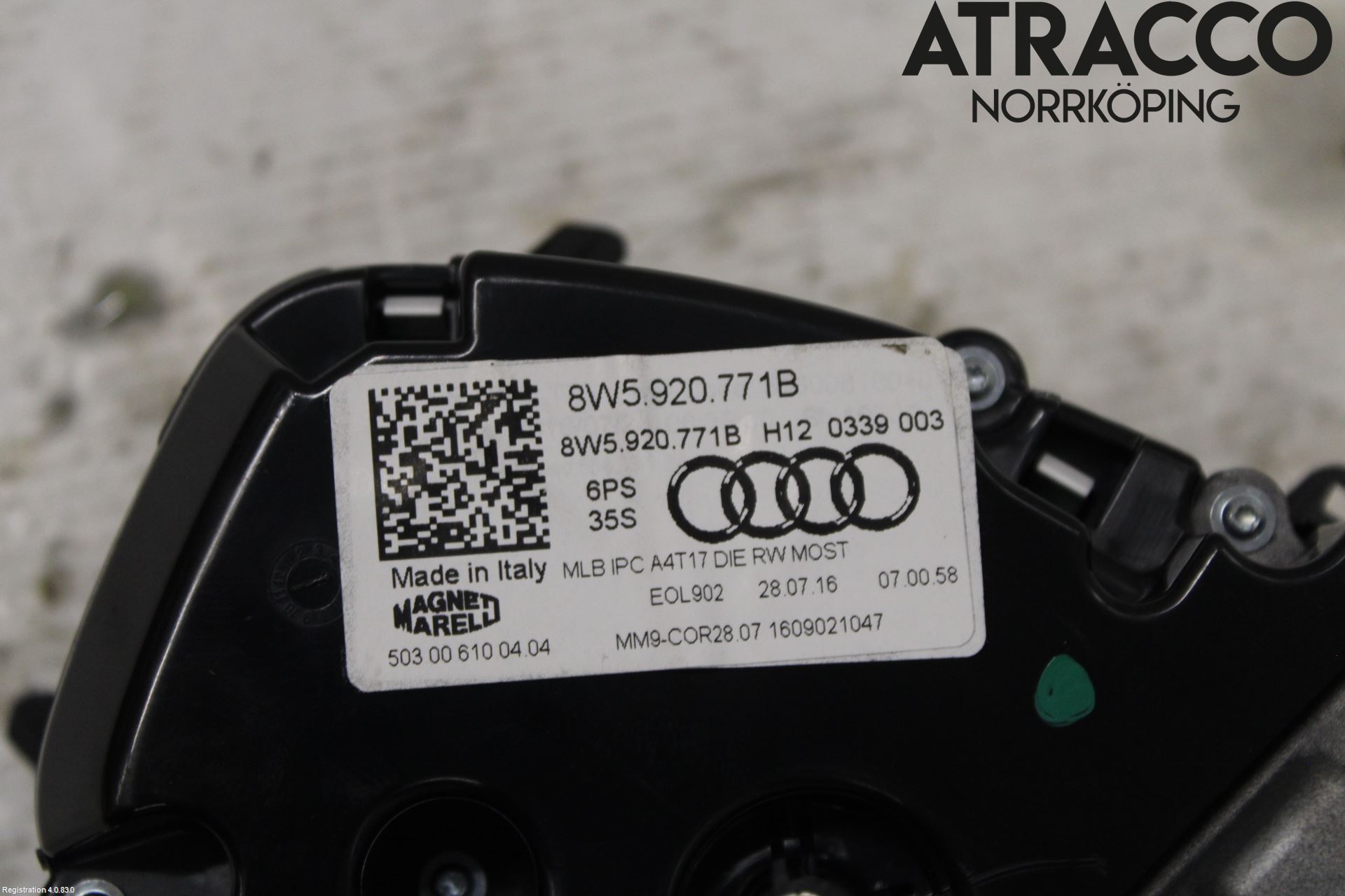 Audi A4/S4 B9 16-19 Instr Kombinert
