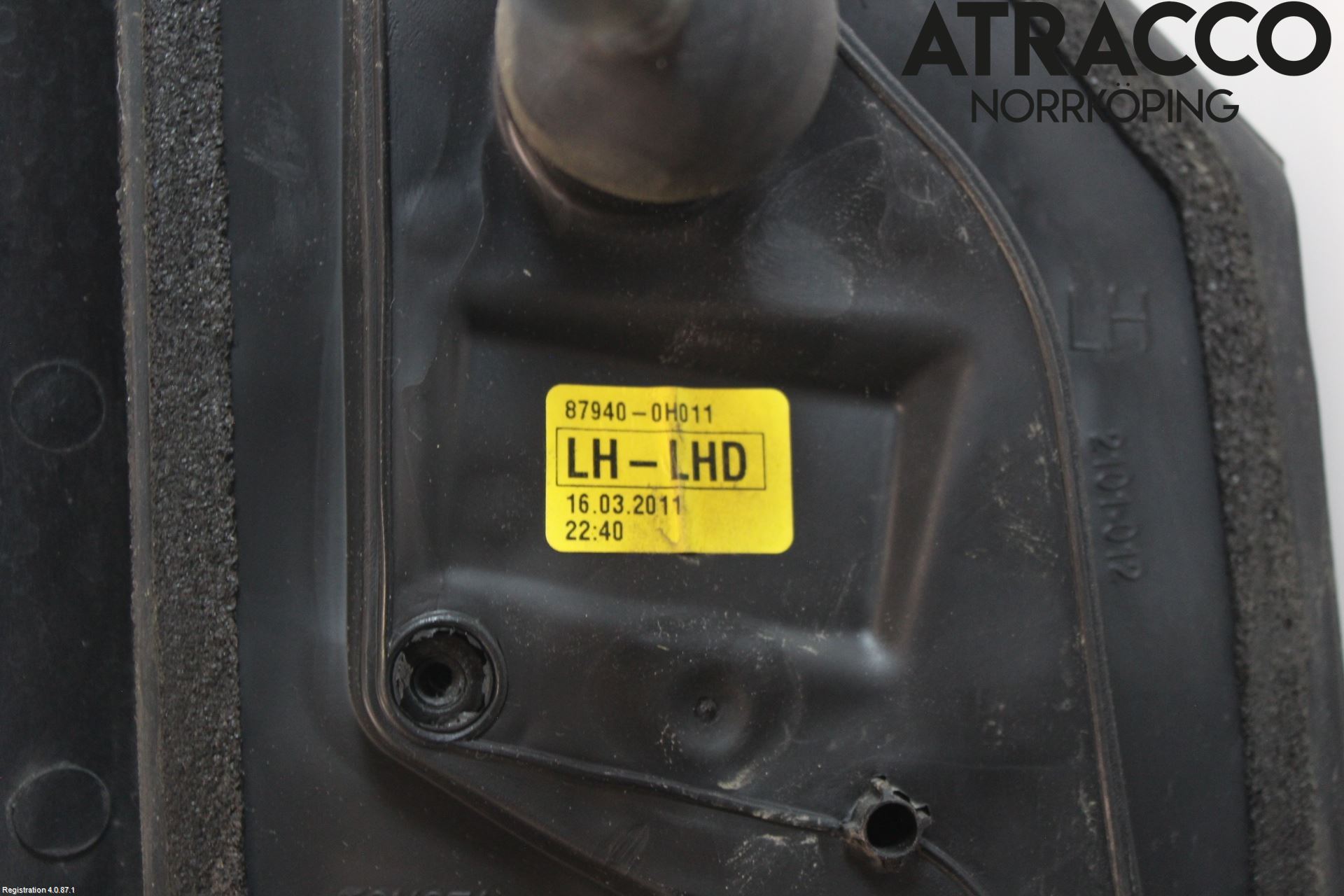 Citroen C1 06-13 Speil V M-Innvjustering
