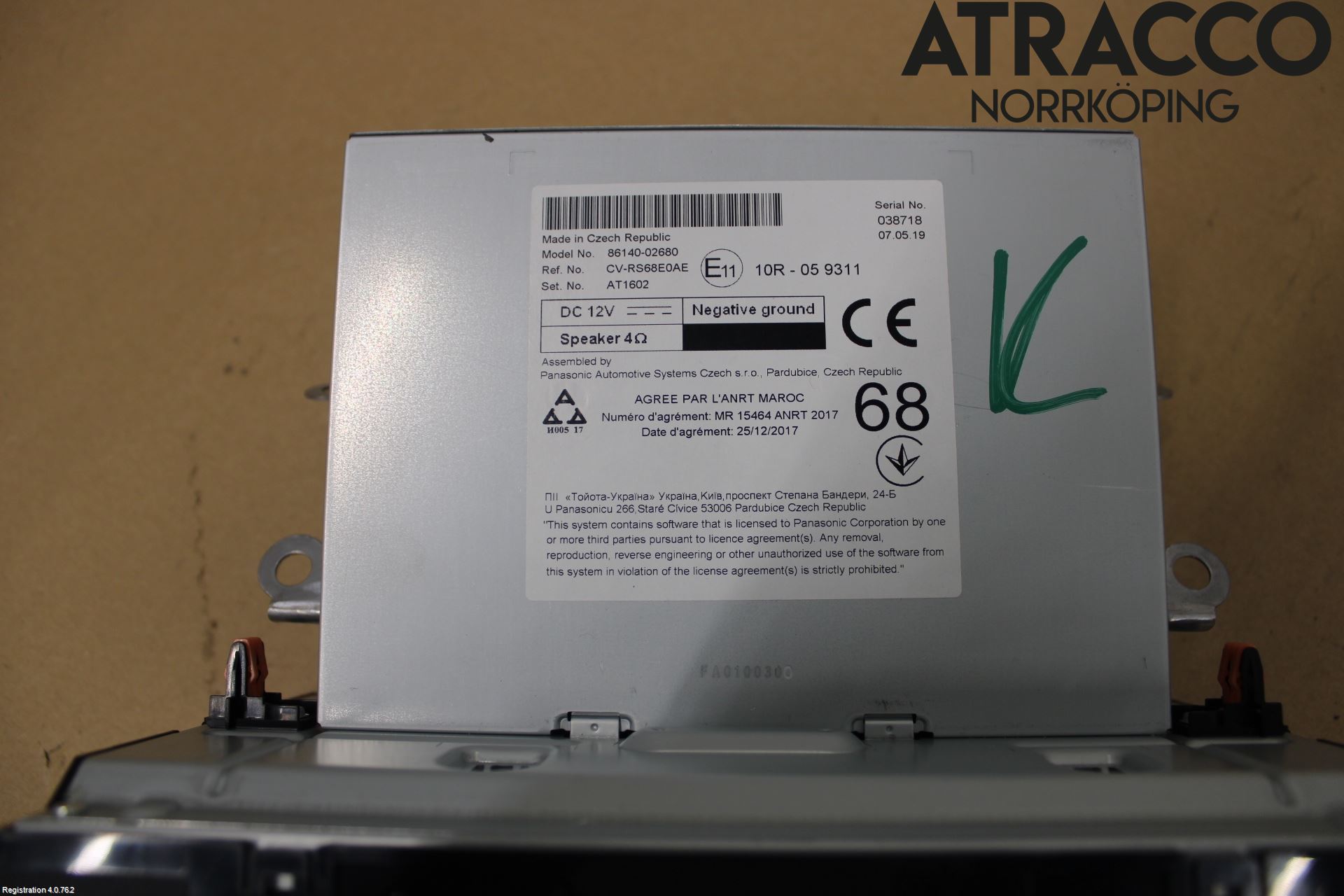 Toyota COROLLA 19- Stereo Radio Med Cd