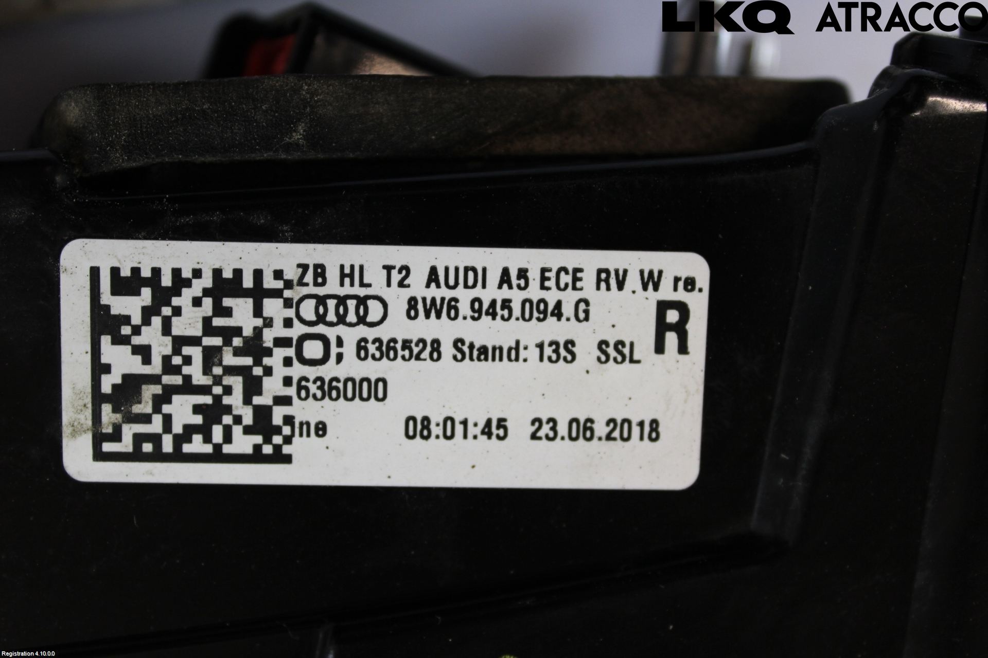 Audi A5 17- Baklykt Høyre  På Luke(Indre)