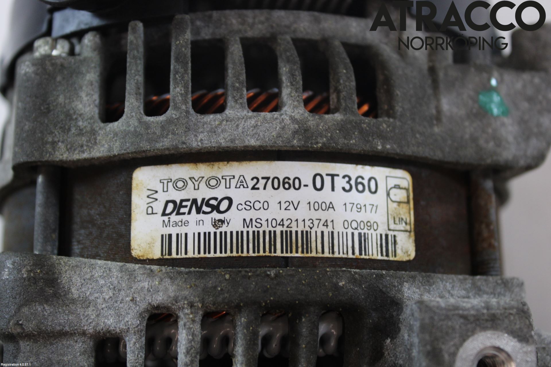 Toyota VERSO 09-18 Dynamo