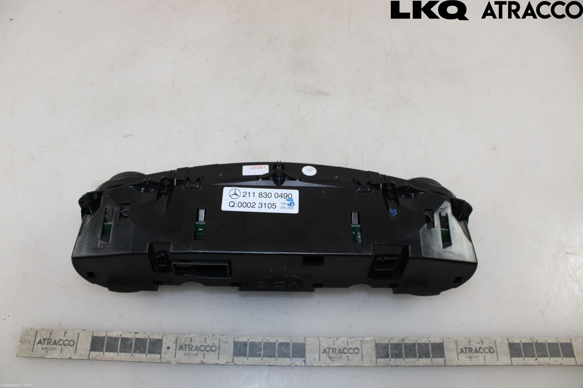 Mercedes-Benz MB E-KLASS (W211) 02-09 Varmeapparat Panel(Regulering)