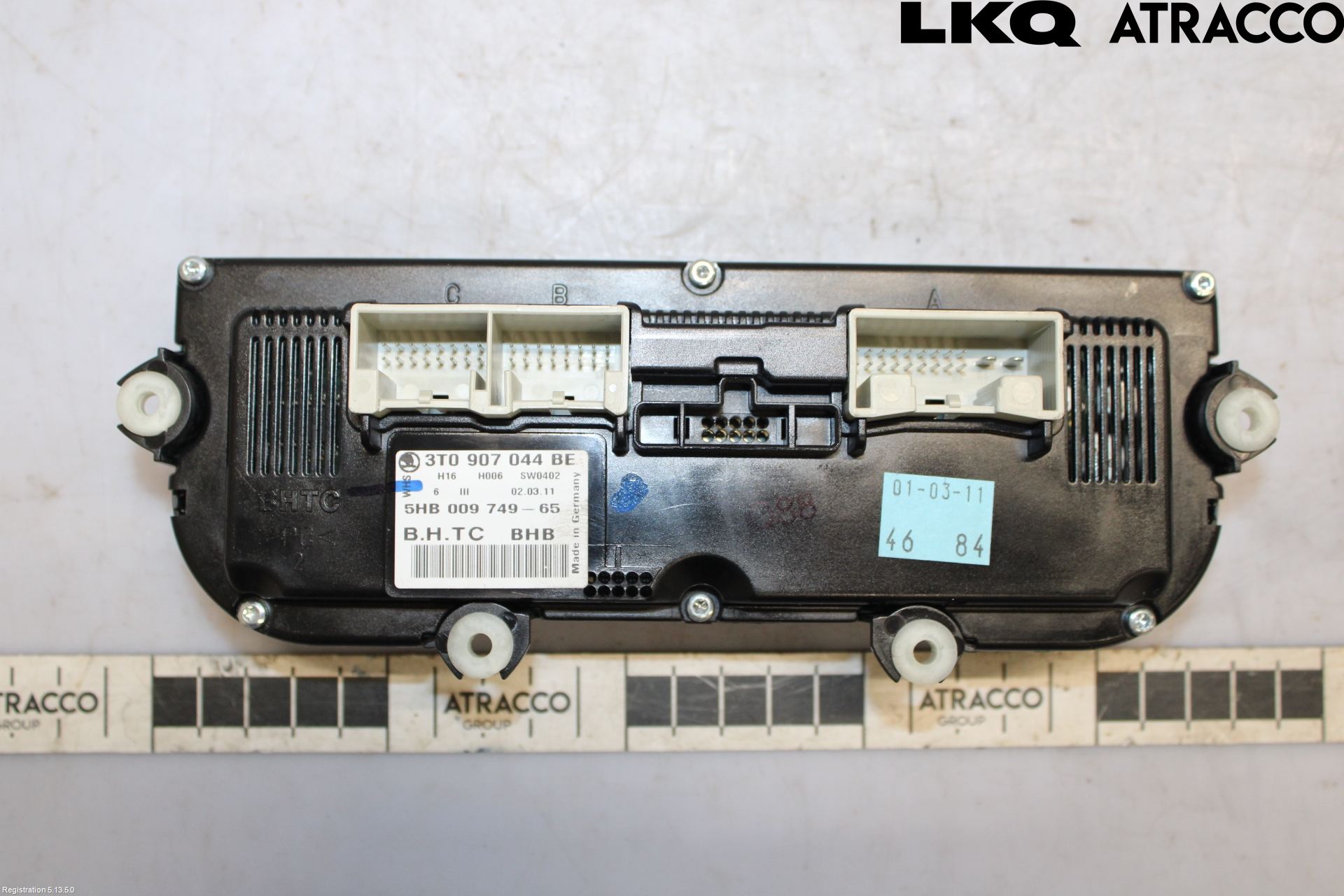 Skoda OCTAVIA (1Z) 05-13 Varmeapparat Panel(Regulering)