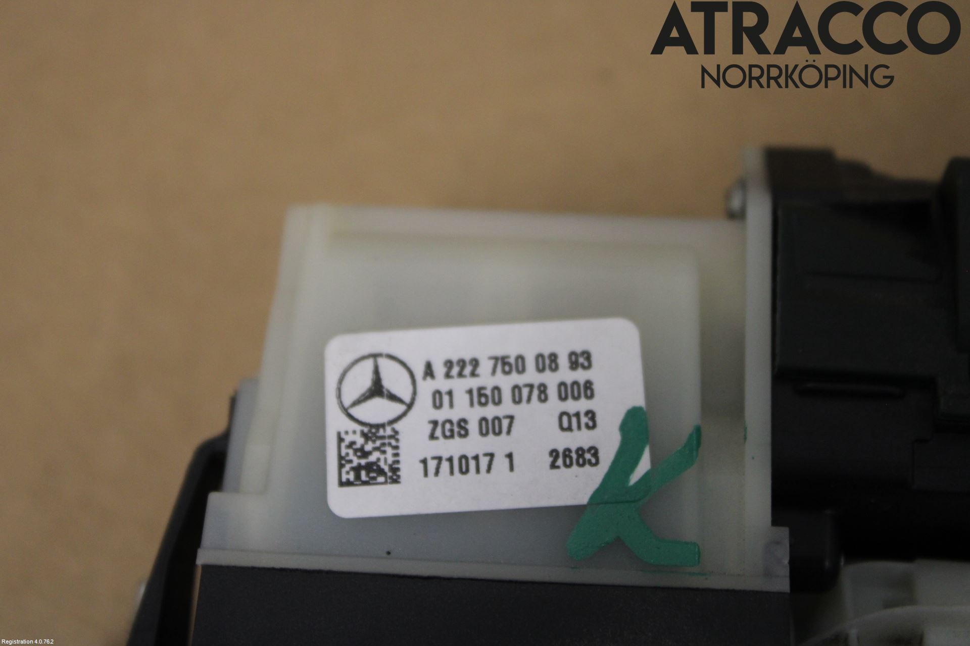 Mercedes-Benz MB C-KLASS (W205) 14-21 Bakluke Handtak Ytre
