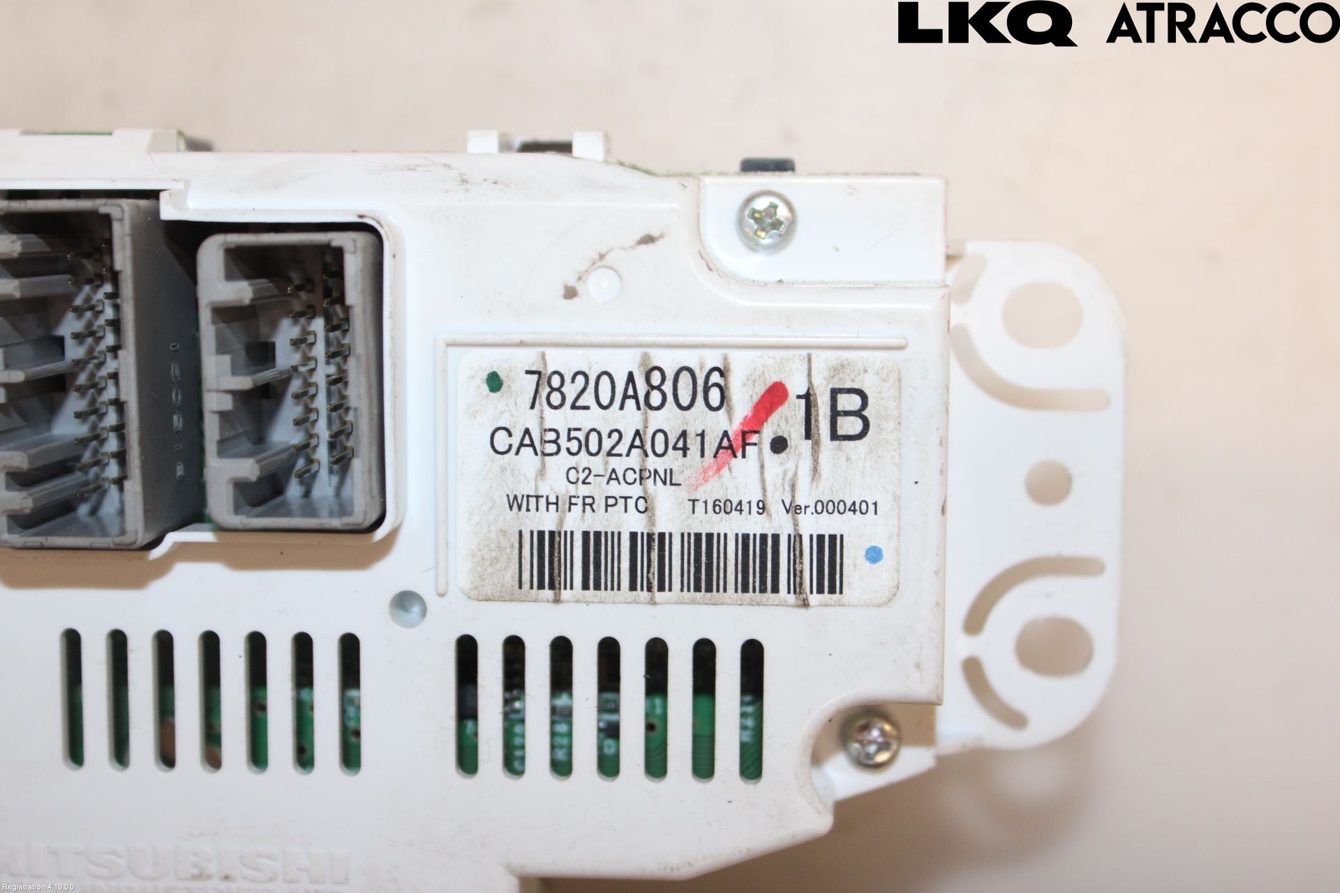 Mitsubishi ASX 10-22 Varmeapparat Panel(Regulering)