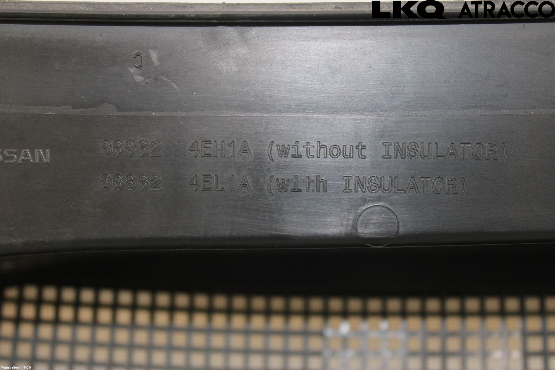 Nissan QASHQAI 14-17 Visker Deksel-Grill-Under Frr