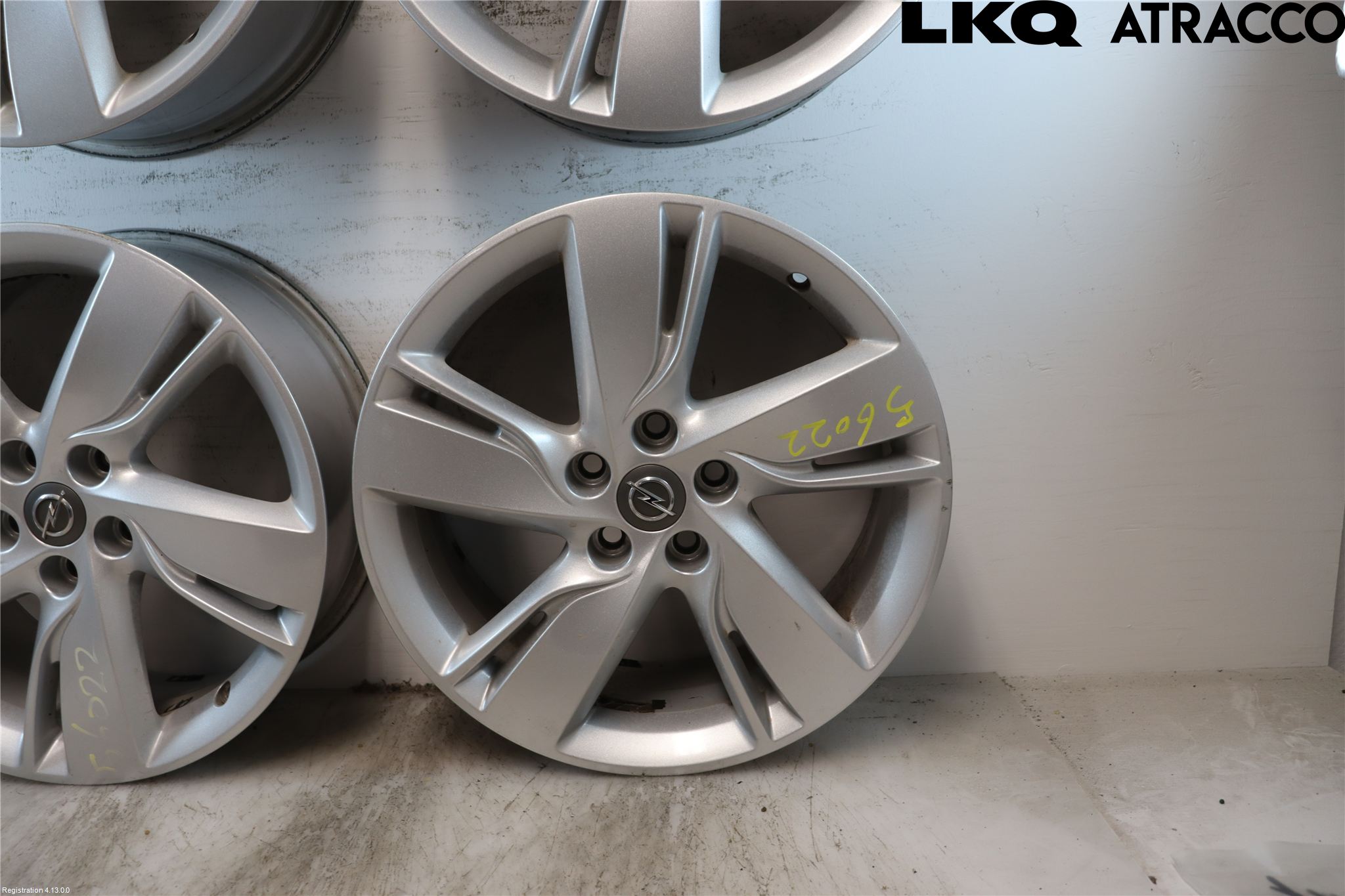 Opel ASTRA J 10-15 Felg Aluminium Sett 4Stk