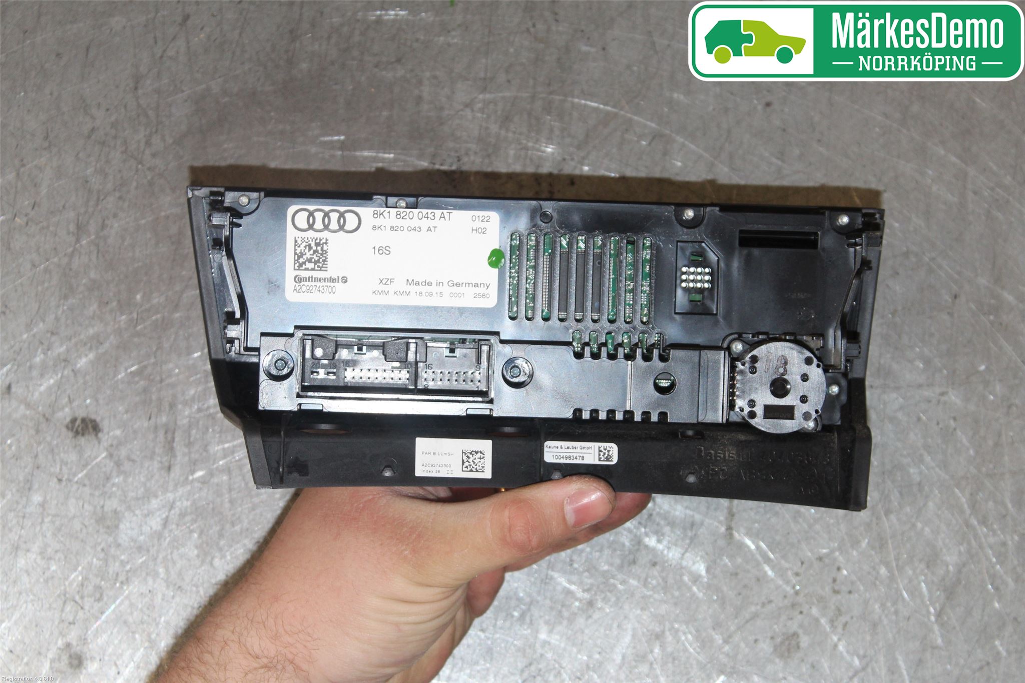 Audi A4 12-15 Varmeapparat Panel(Regulering)
