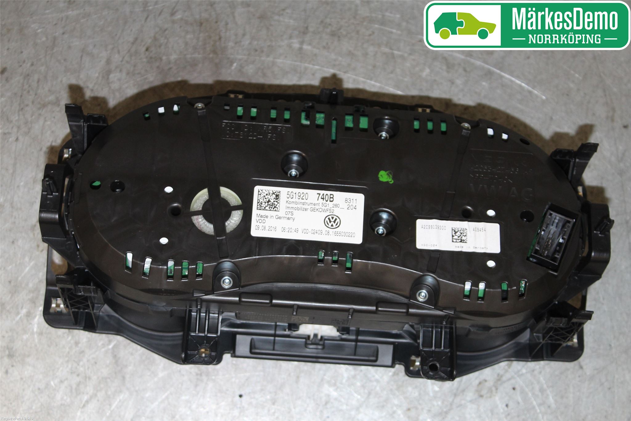 Volkswagen VW GOLF / E-GOLF VII 13-20 Instr Kombinert