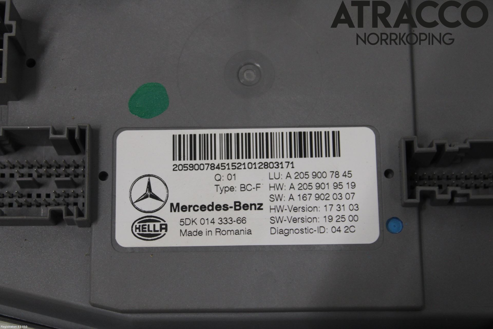 Mercedes-Benz MB GLC-KLASS (X253/C253) 15-22 Styreenhet Klima
