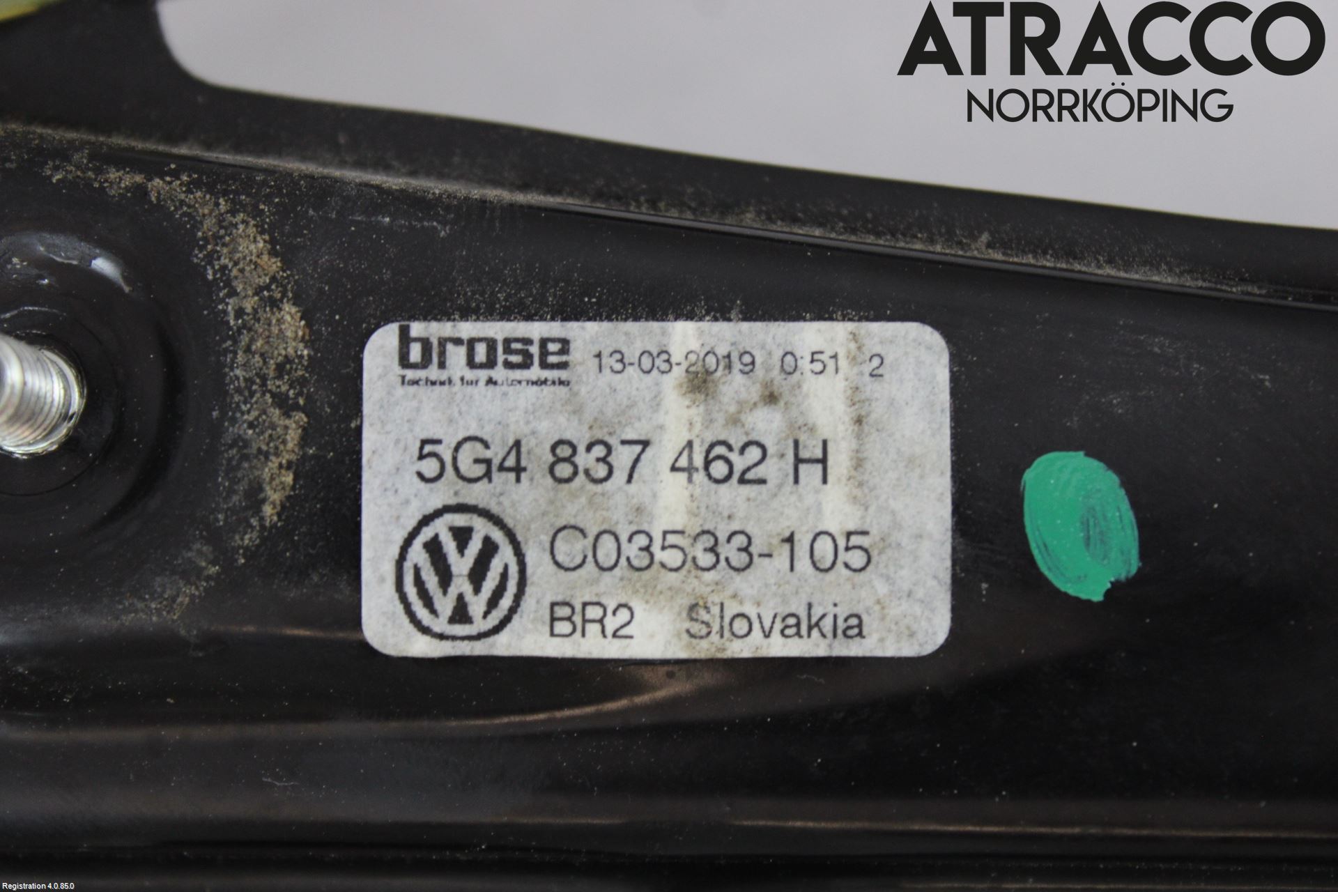 Volkswagen VW GOLF / E-GOLF VII 13-20 Vindusheis El Komp