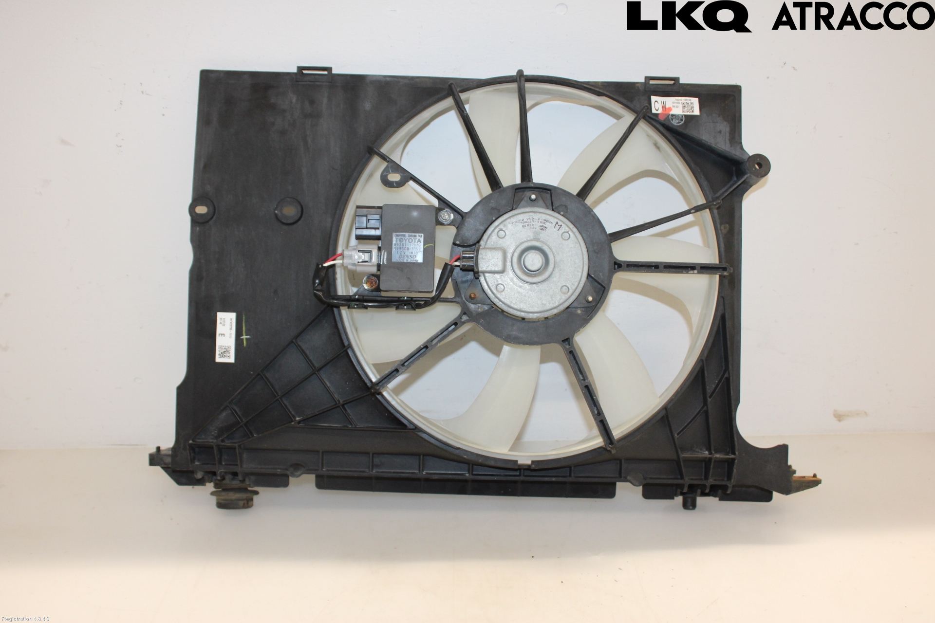 Toyota AURIS 10-12 Kjølevifte Elektrisk