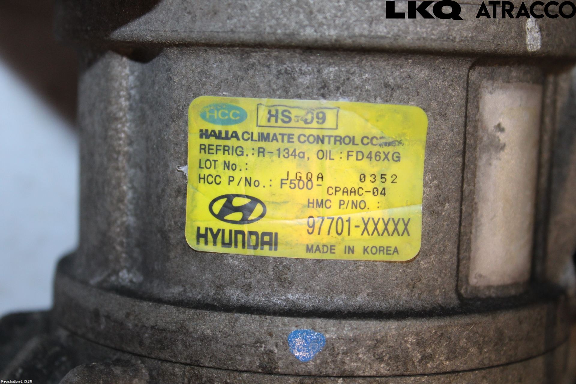 Kia PICANTO 12-17 Varme Ac Kompressor