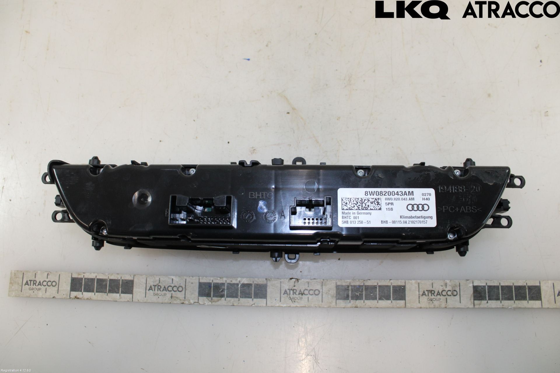 Audi A4/S4 B9 20- Varmeapparat Panel(Regulering)