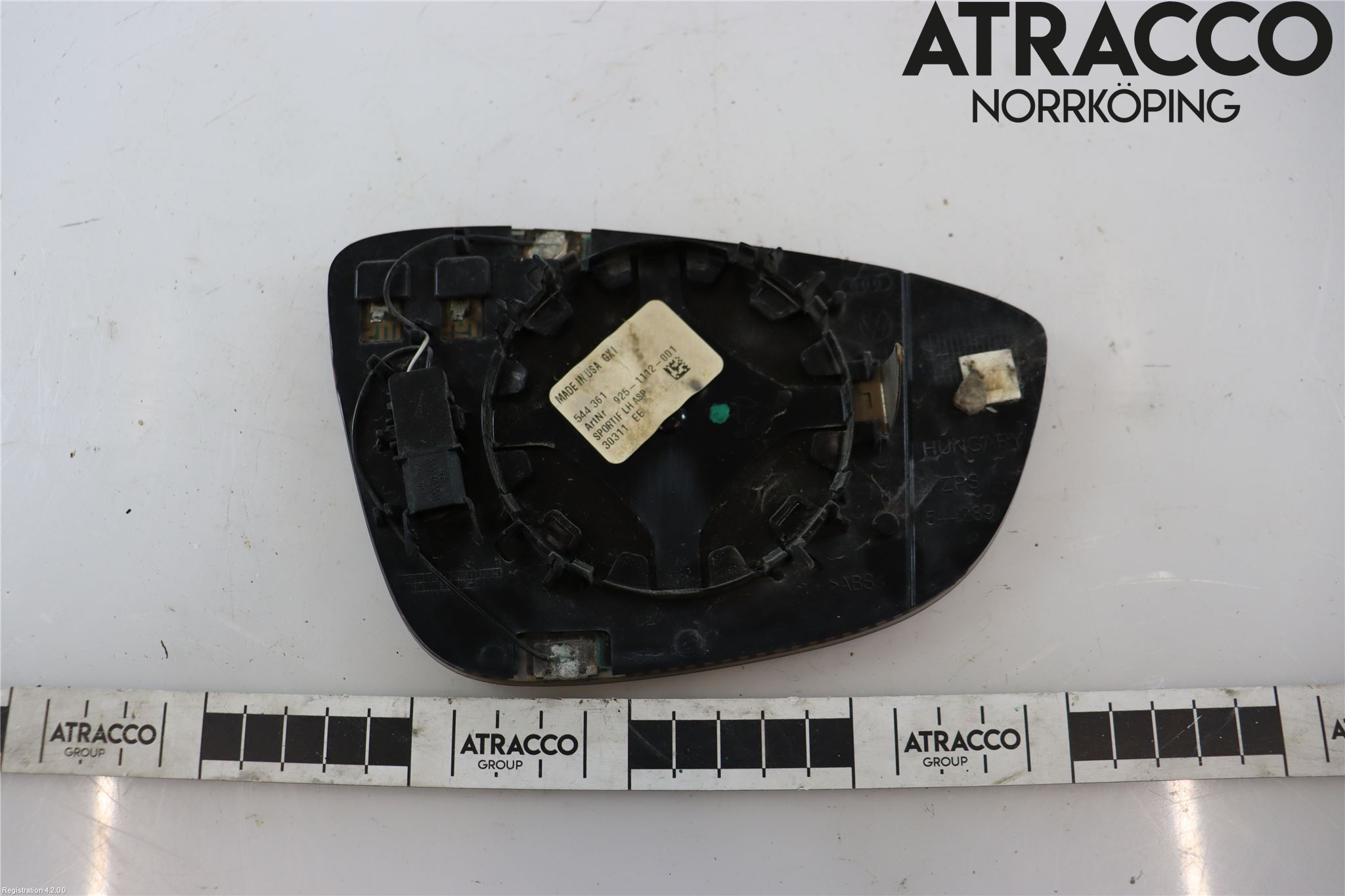 Volkswagen VW PASSAT 11-14 Speil Glass V