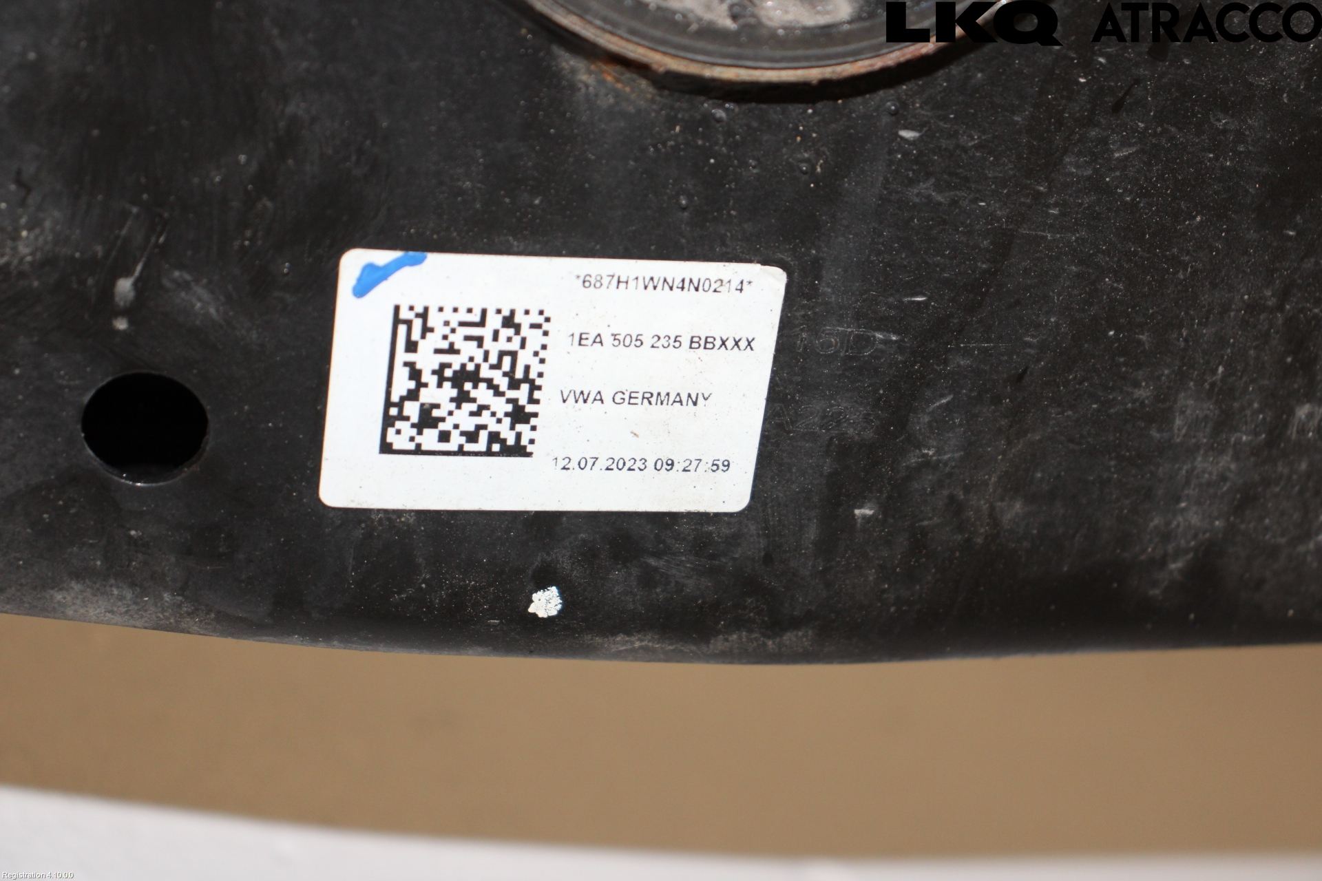 Volkswagen VW ID.4 21- Bakaksel Feste Travers-Ramme