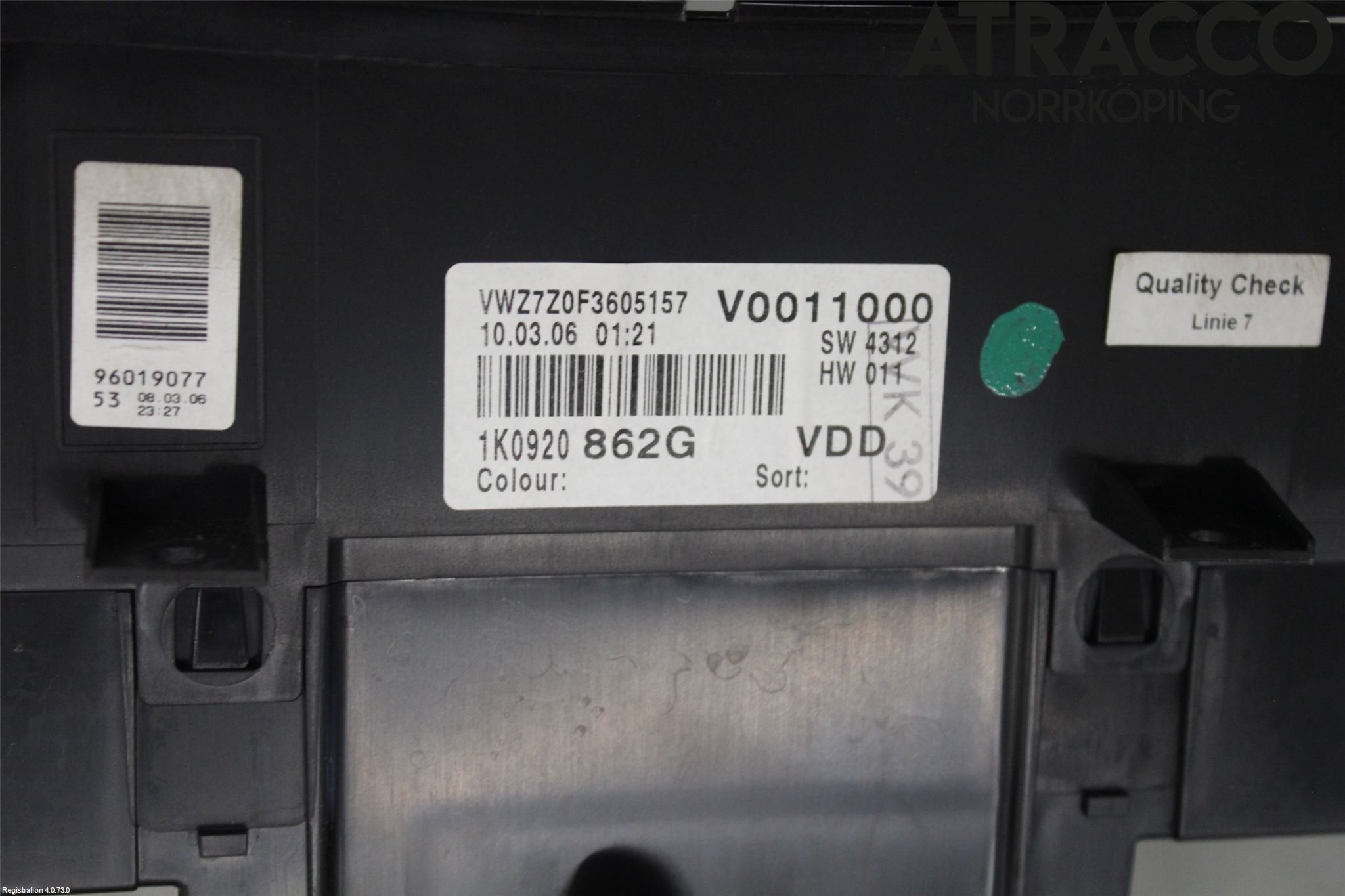 Volkswagen VW GOLF V 04-09 Instr Kombinert