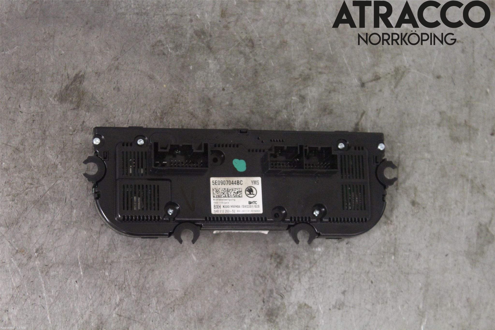 Skoda OCTAVIA (NX) 20- Varmeapparat Panel(Regulering)