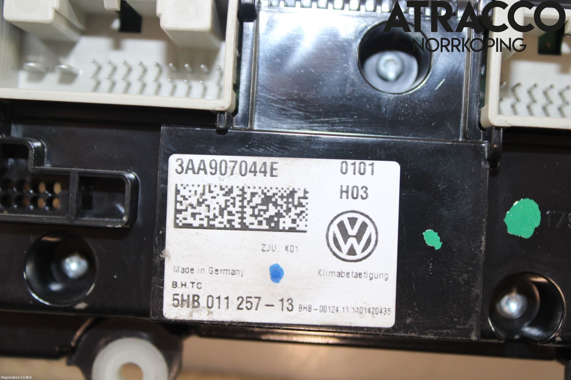 Volkswagen VW PASSAT 11-14 Varmeapparat Panel(Regulering)