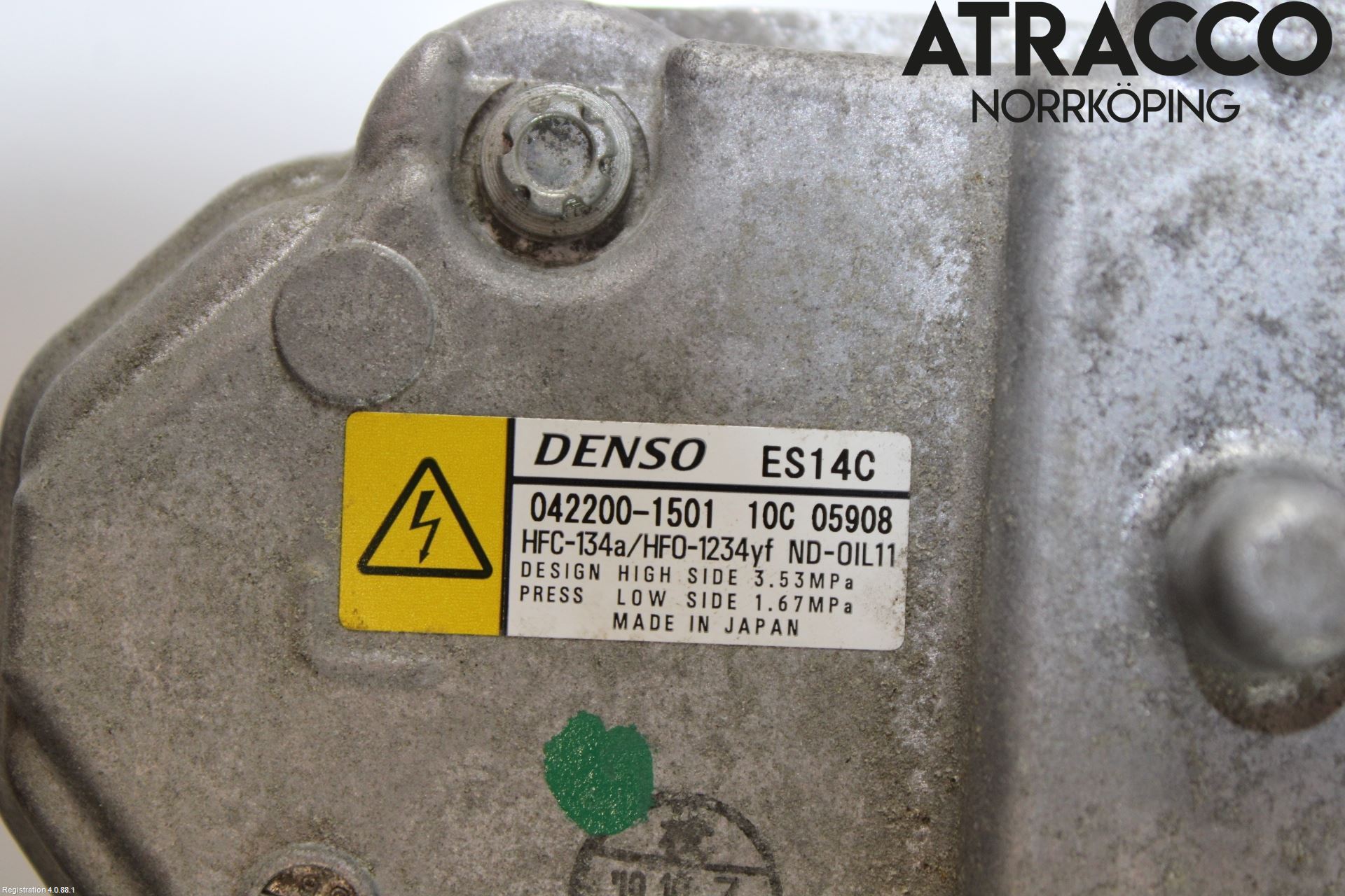 Toyota YARIS XP130 15-20 Varme Ac Kompressor
