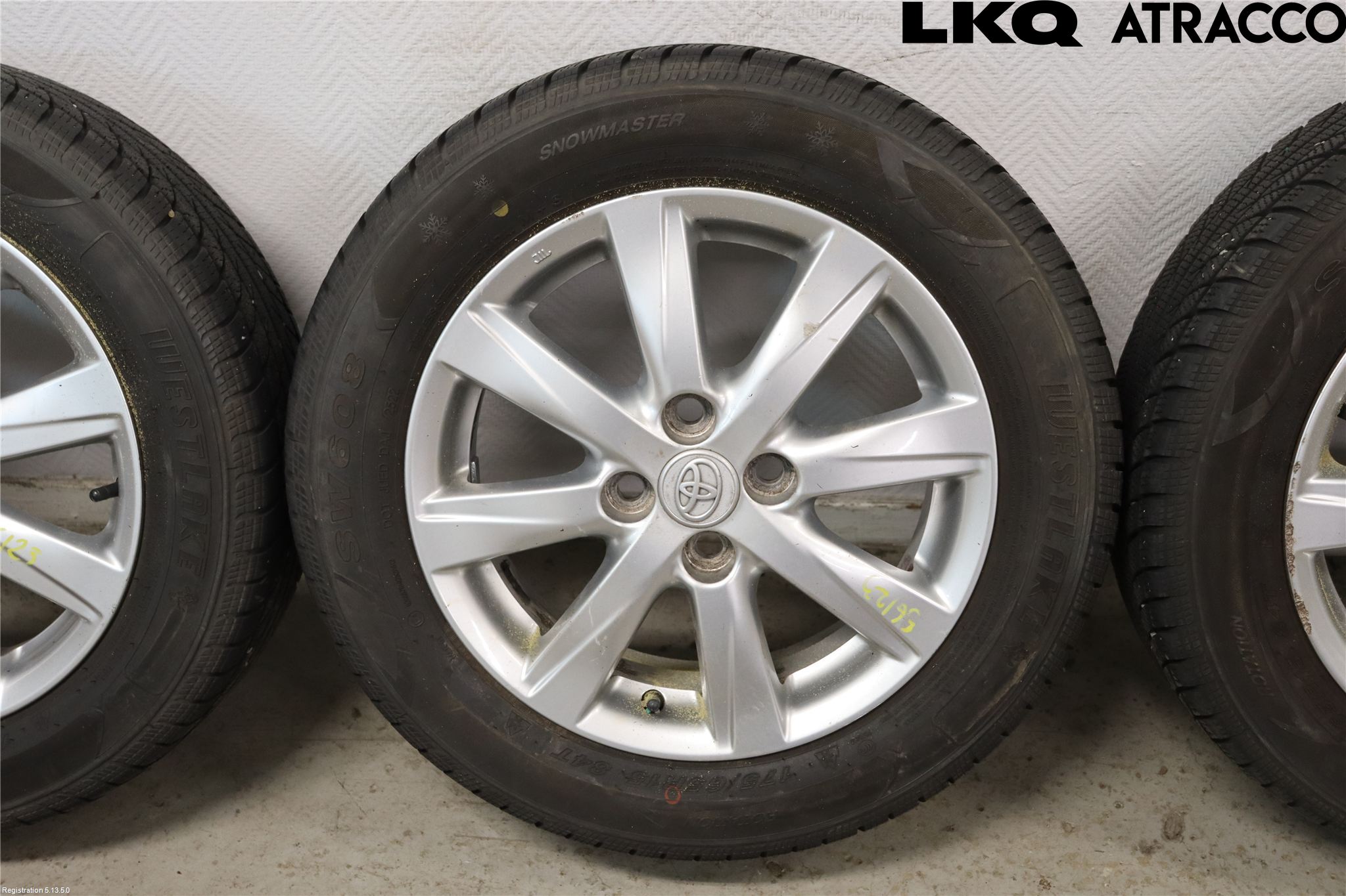 Toyota YARIS XP130 12-14 Dekk Vinter På Alu Felg 4Stk