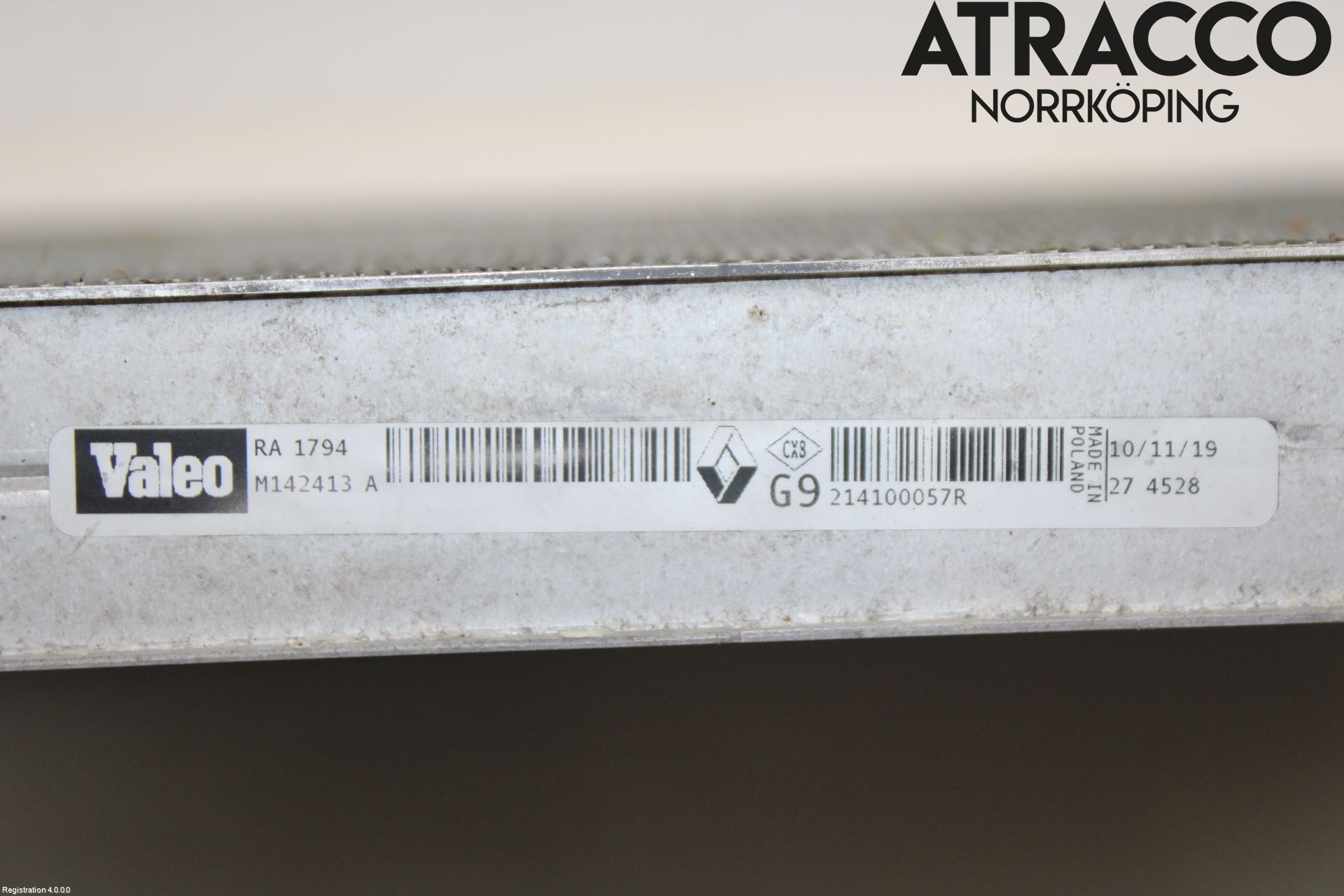 Renault MEGANE III 09-15 Radiator Manuell
