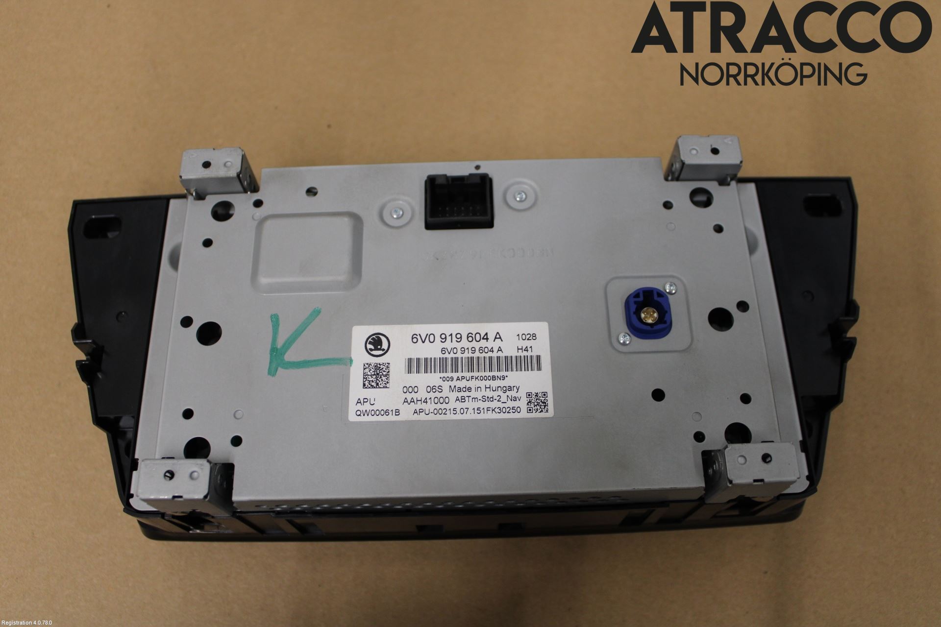 Skoda FABIA 15-21 Multifunktionsdisplay