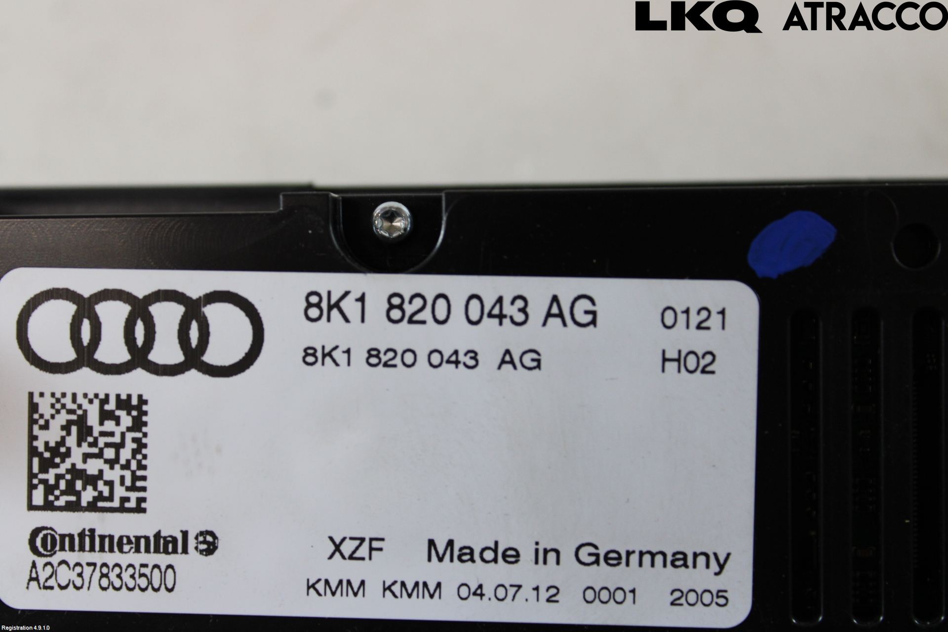 Audi A4 12-15 Varmeapparat Panel(Regulering)