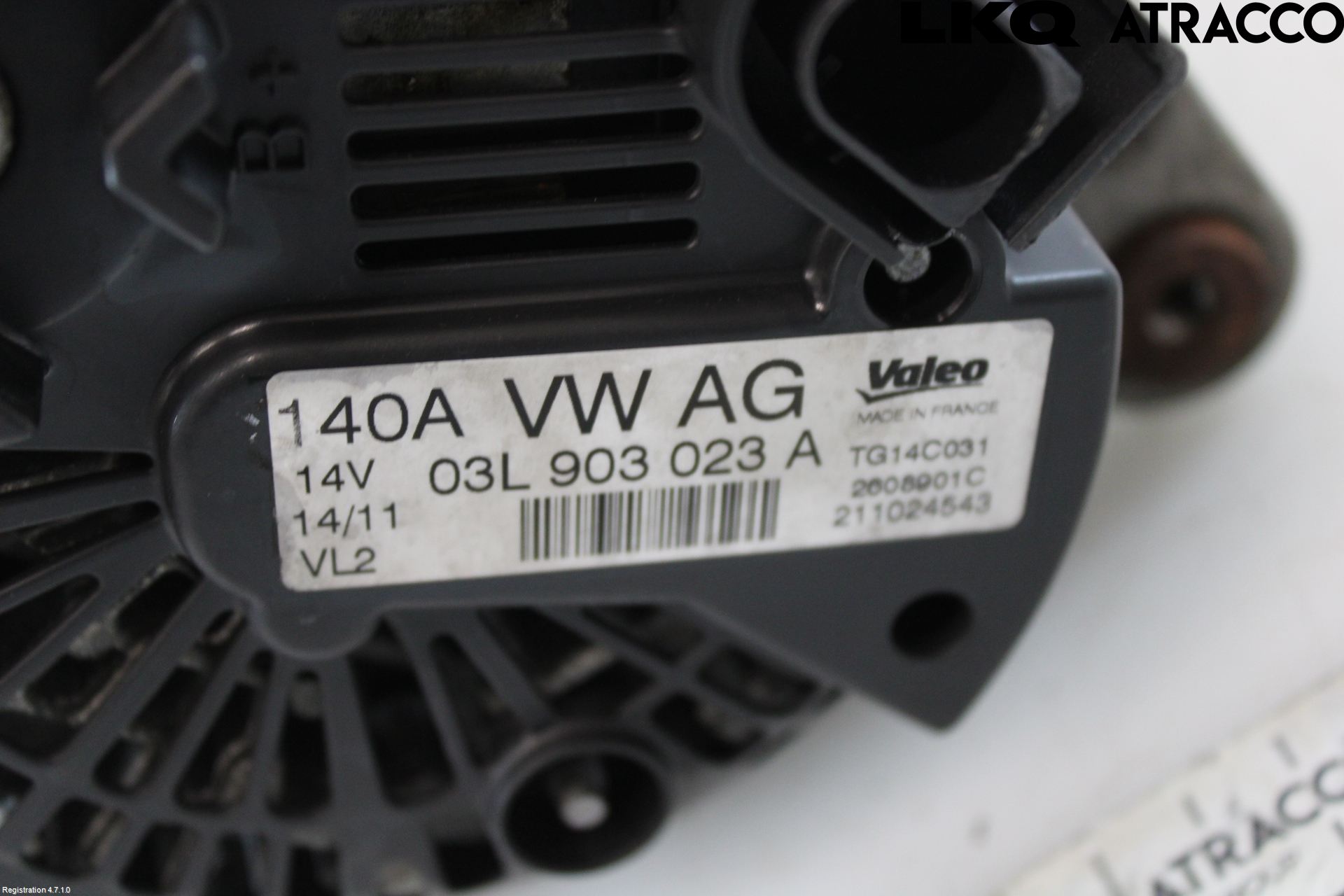 Volkswagen VW TOURAN 10-15 Dynamo