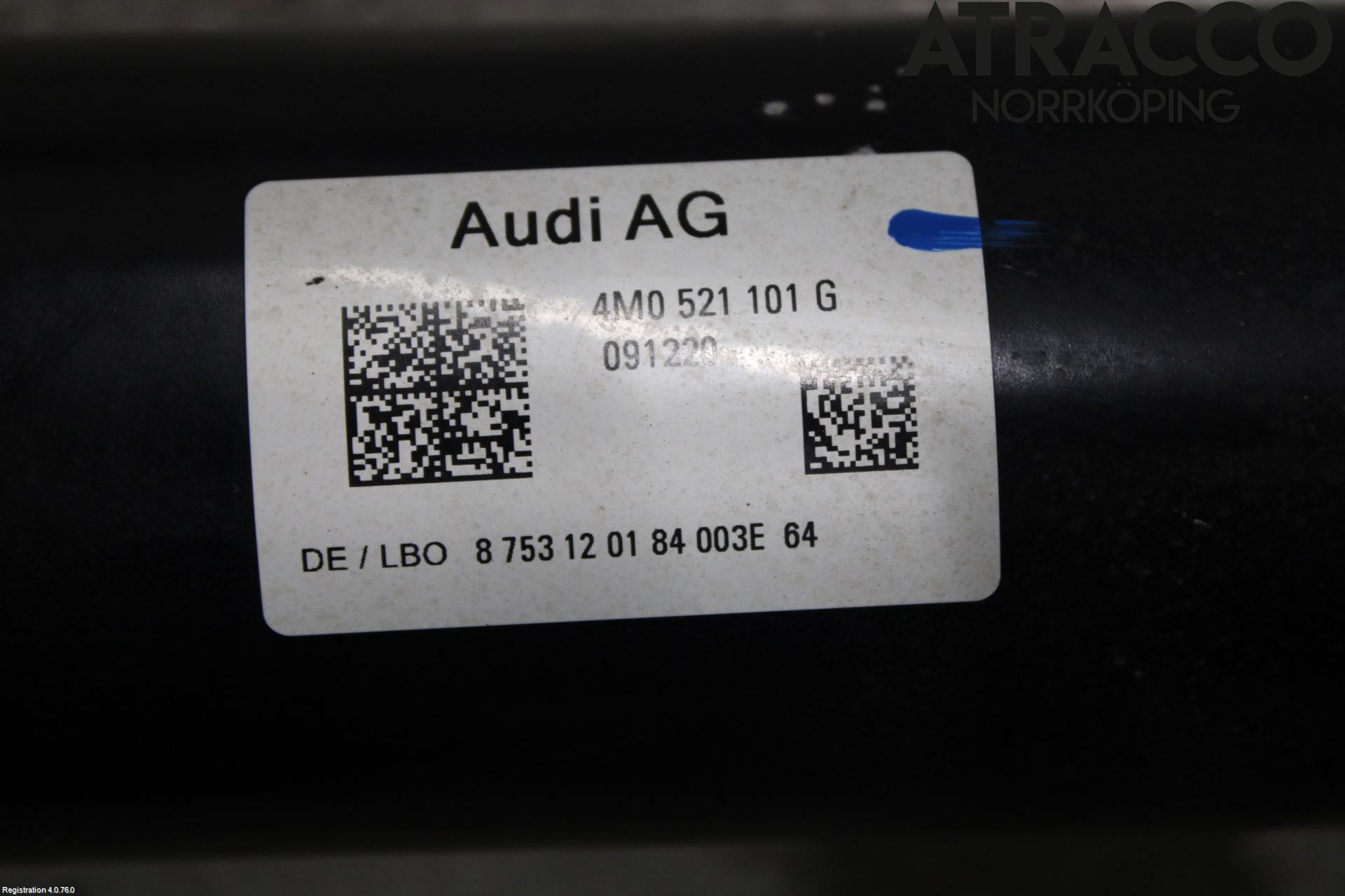 Volkswagen VW TOUAREG CR 18- Mellomaksel Kompl