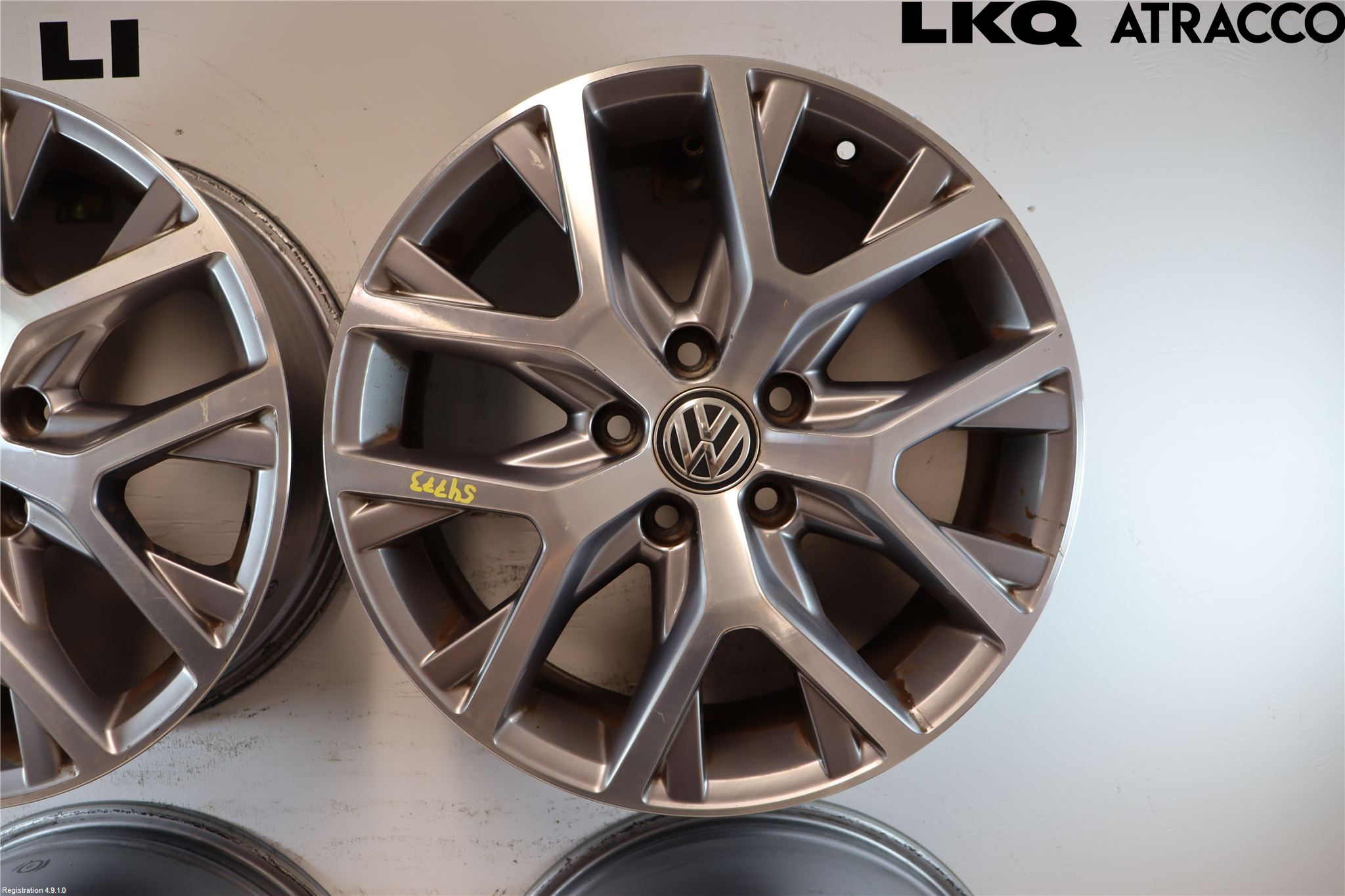 Volkswagen VW TOURAN 10-15 Felg Aluminium Sett 4Stk