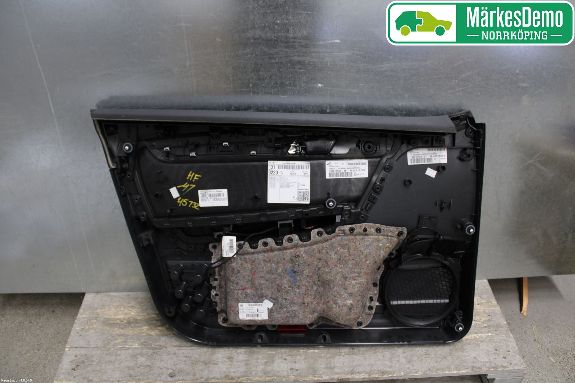 Volkswagen VW PASSAT 11-14 Innr Dørtrekk Høyre