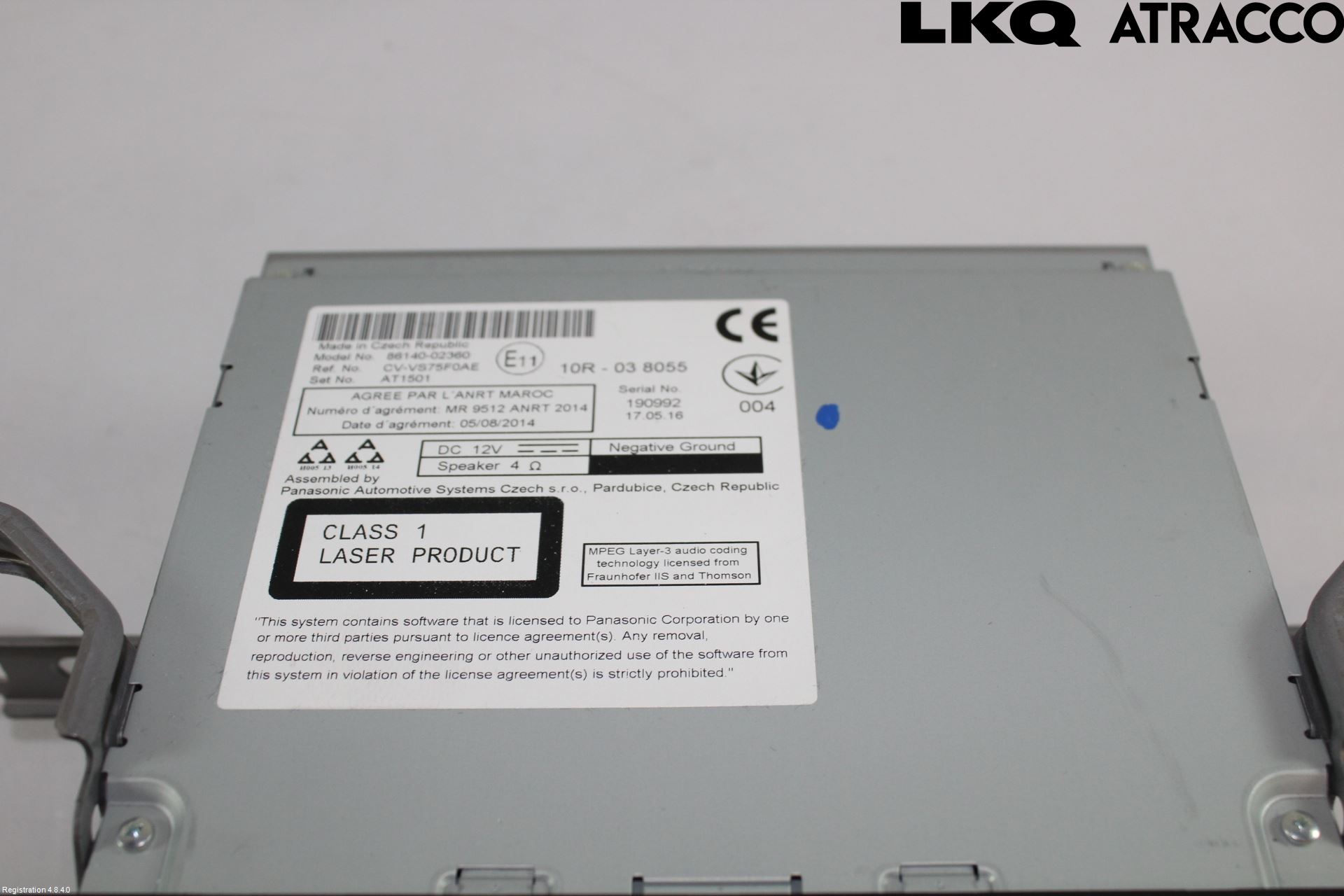 Toyota AURIS 13-19 Stereo Radio Med Cd