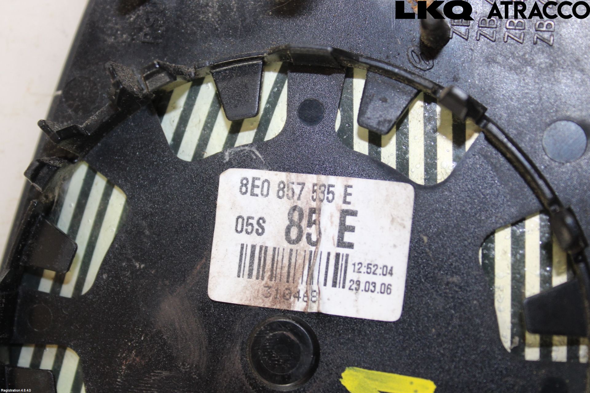 Audi A4/S4 05-07 Speil Glass V