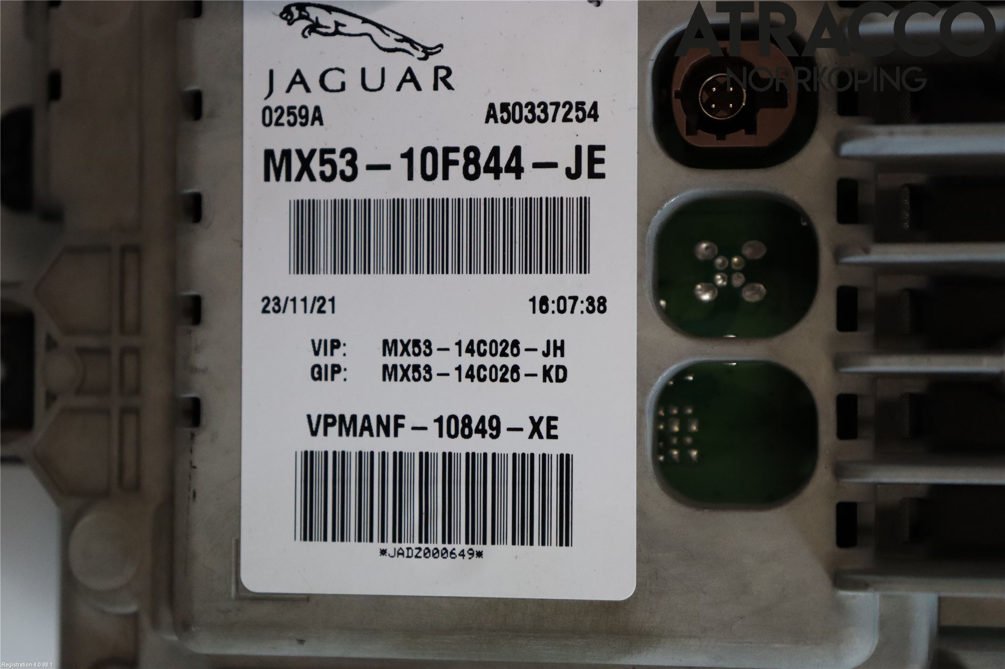 Jaguar F-TYPE Instr Kombinert