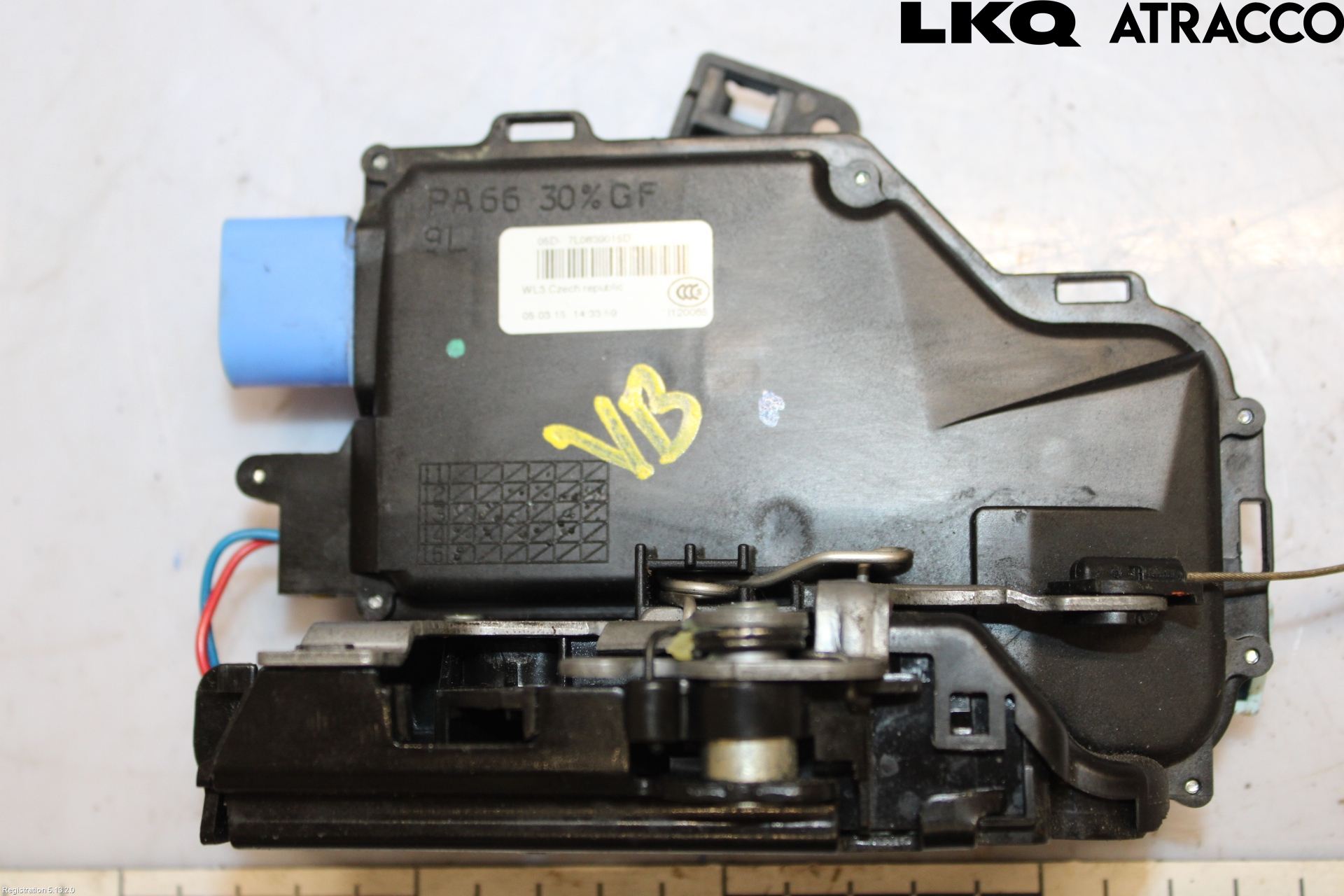 Volkswagen VW GOLF V 04-09 Dørlås - Låsekasse