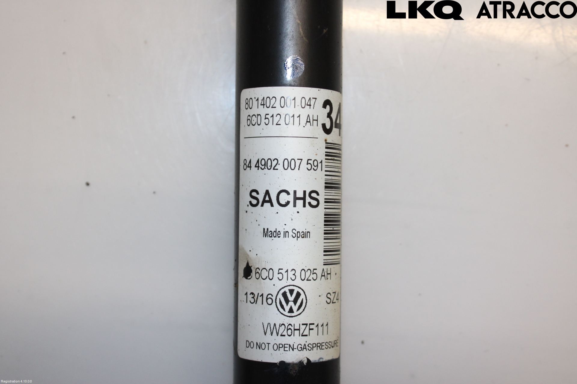 Volkswagen VW POLO 10-17 Støtdemper Bak