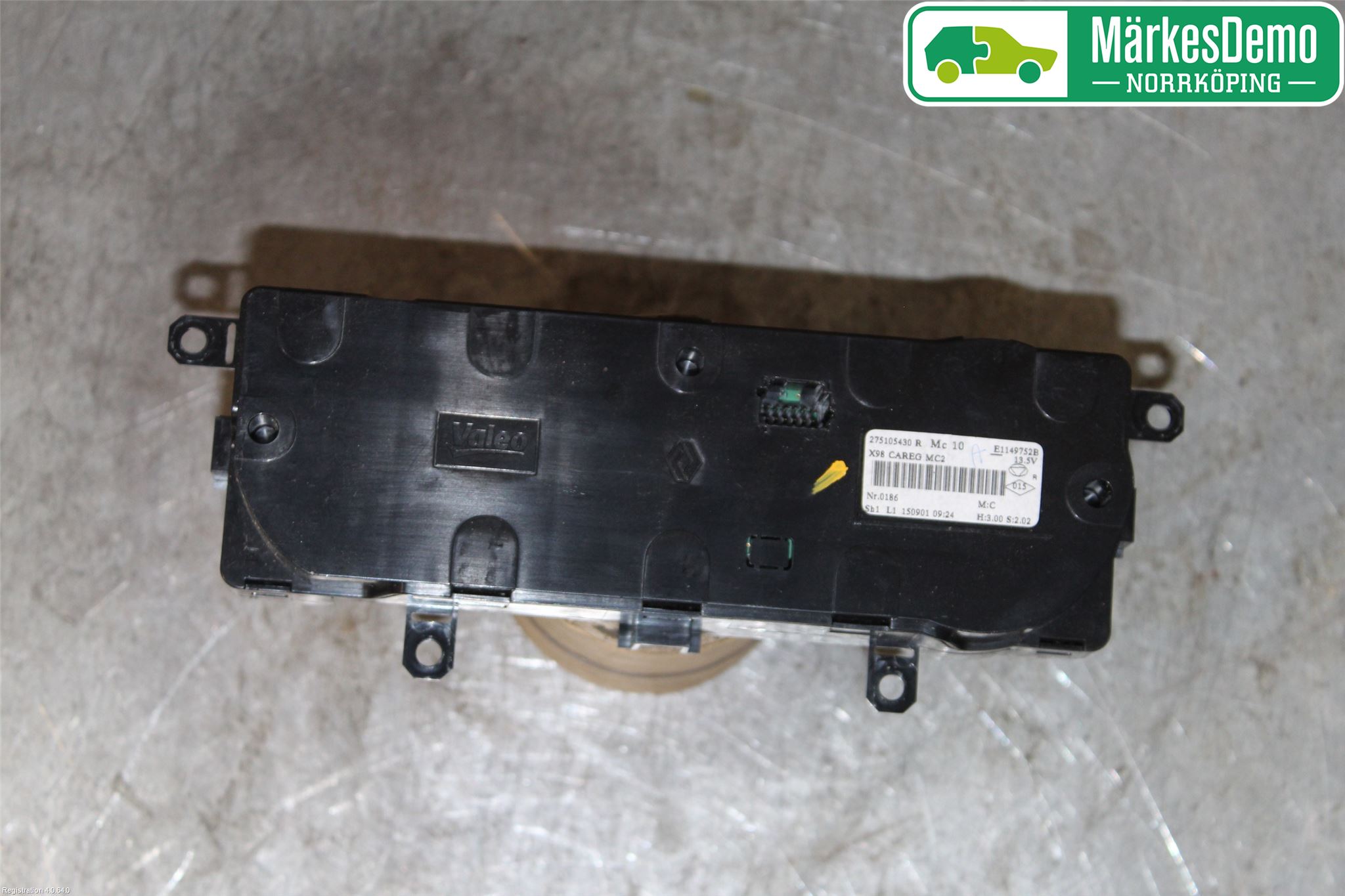Renault MEGANE III 09-15 Varmeapparat Panel(Regulering)