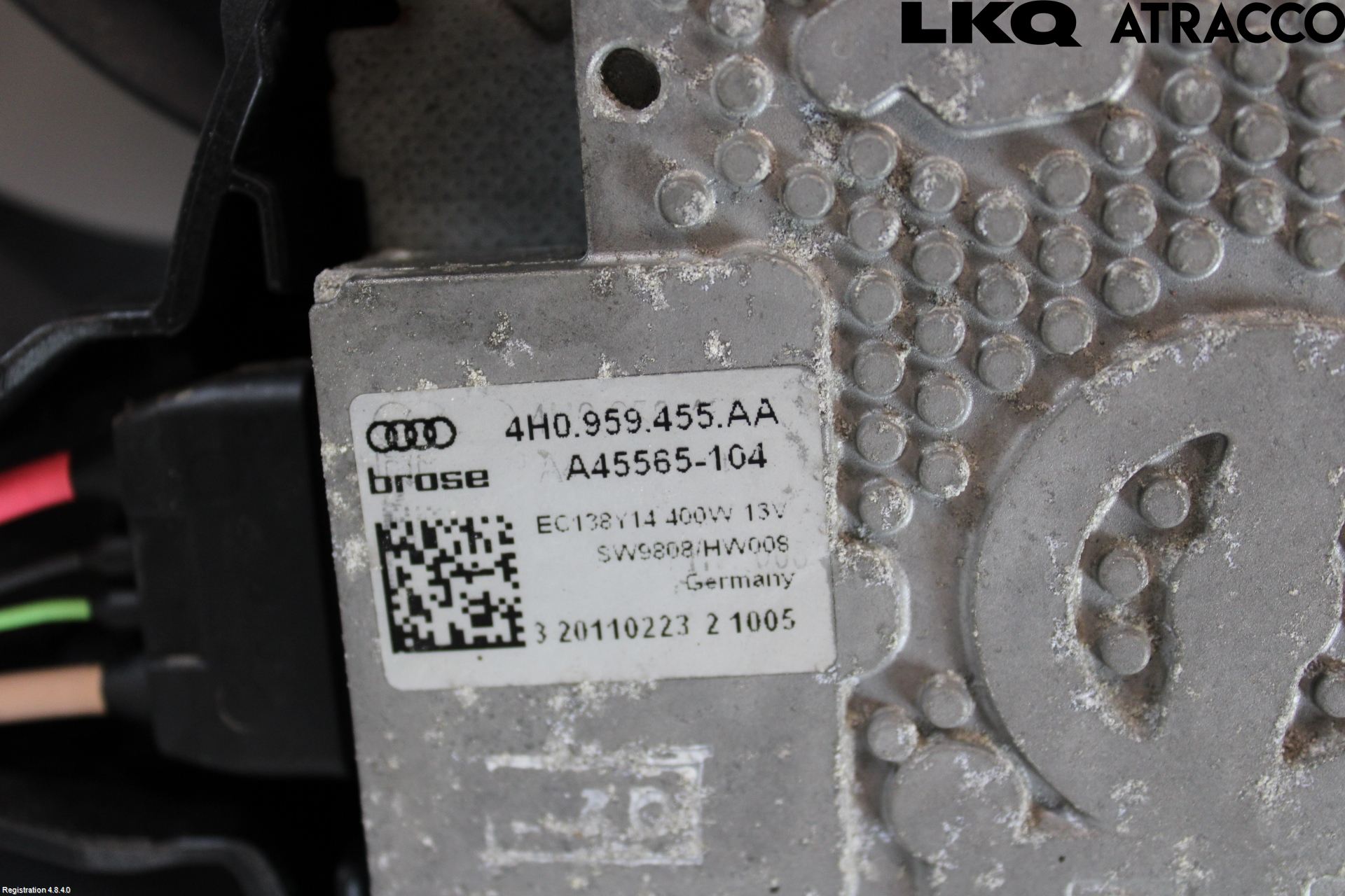 Audi A6/S6 4G 11-18 Kjølevifte Elektrisk