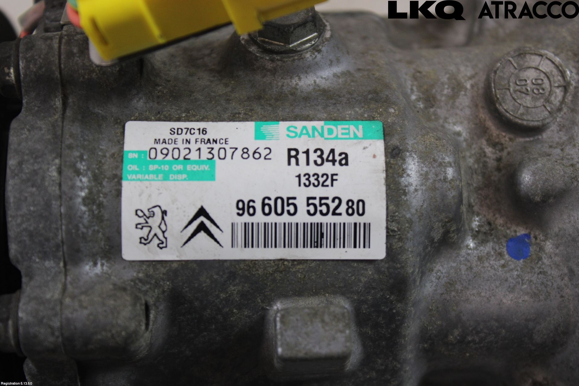 Citroen C5 08-17 Varme Ac Kompressor