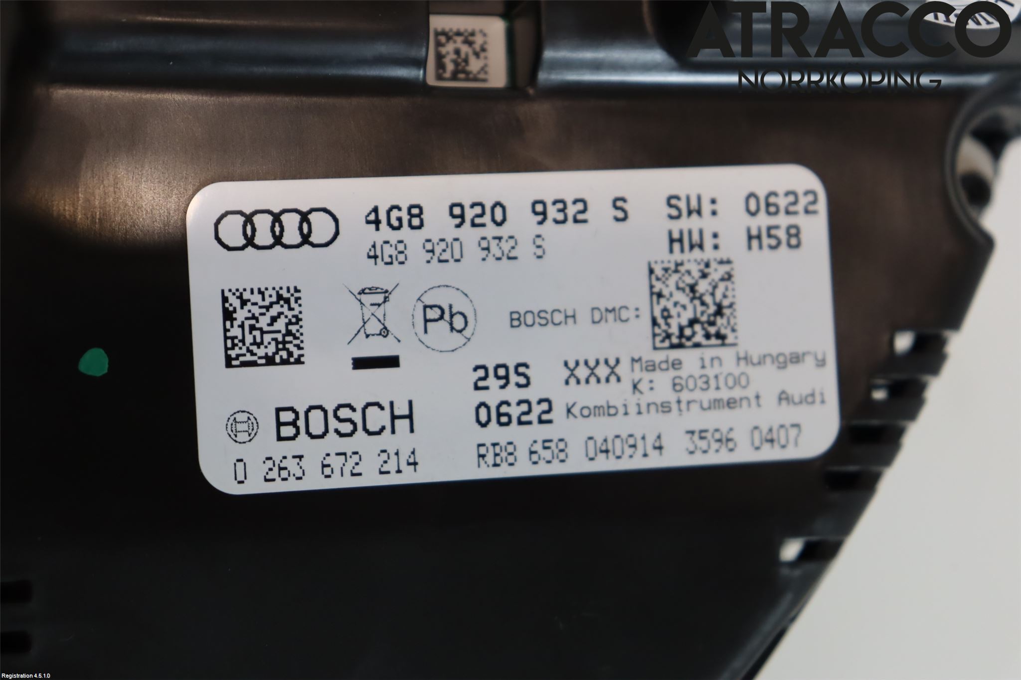 Audi A6/S6 4G 11-18 Instr Kombinert